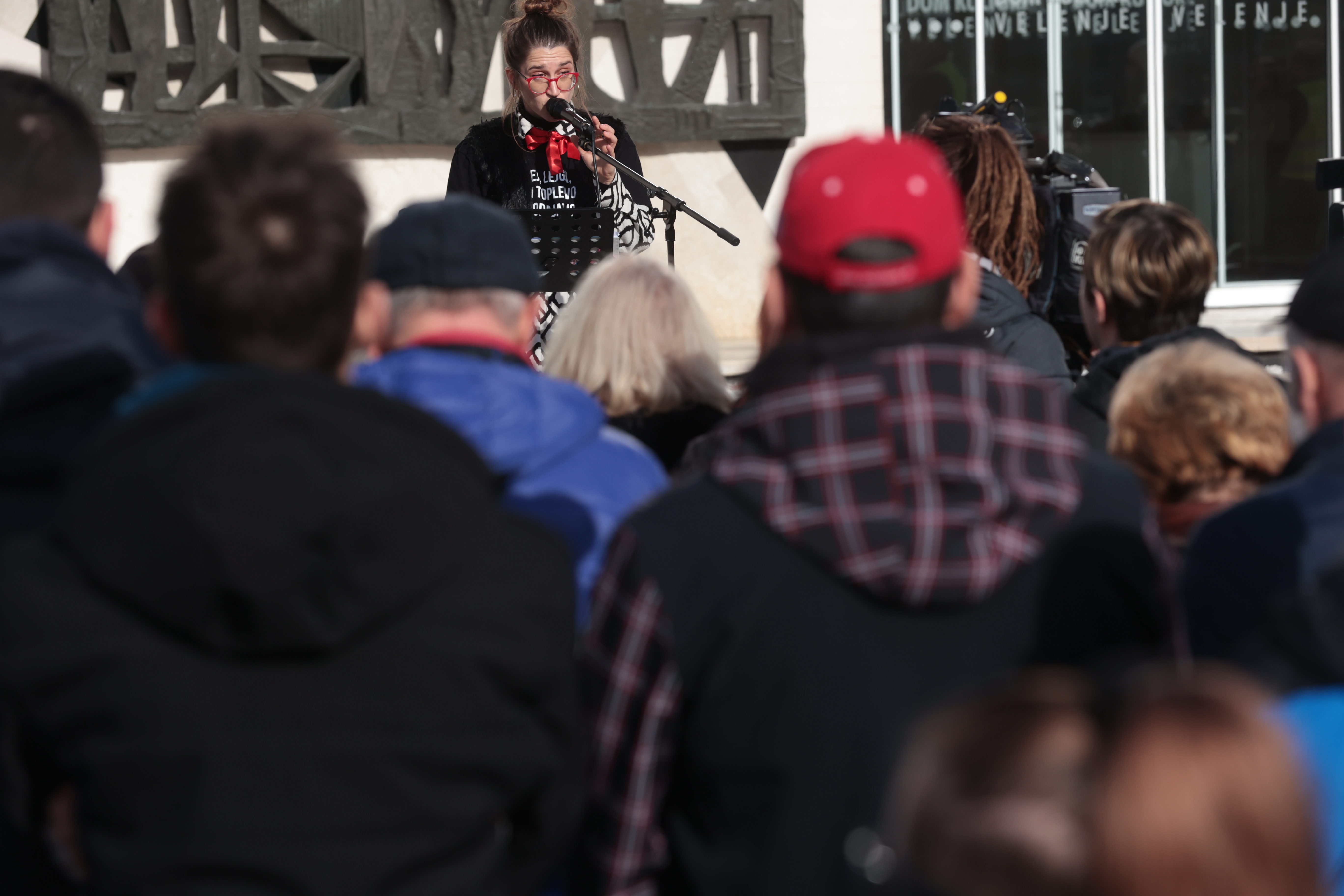 Protest proti visokim cenam komunalnih storitev (Foto: Borut Živulović /BOBO)