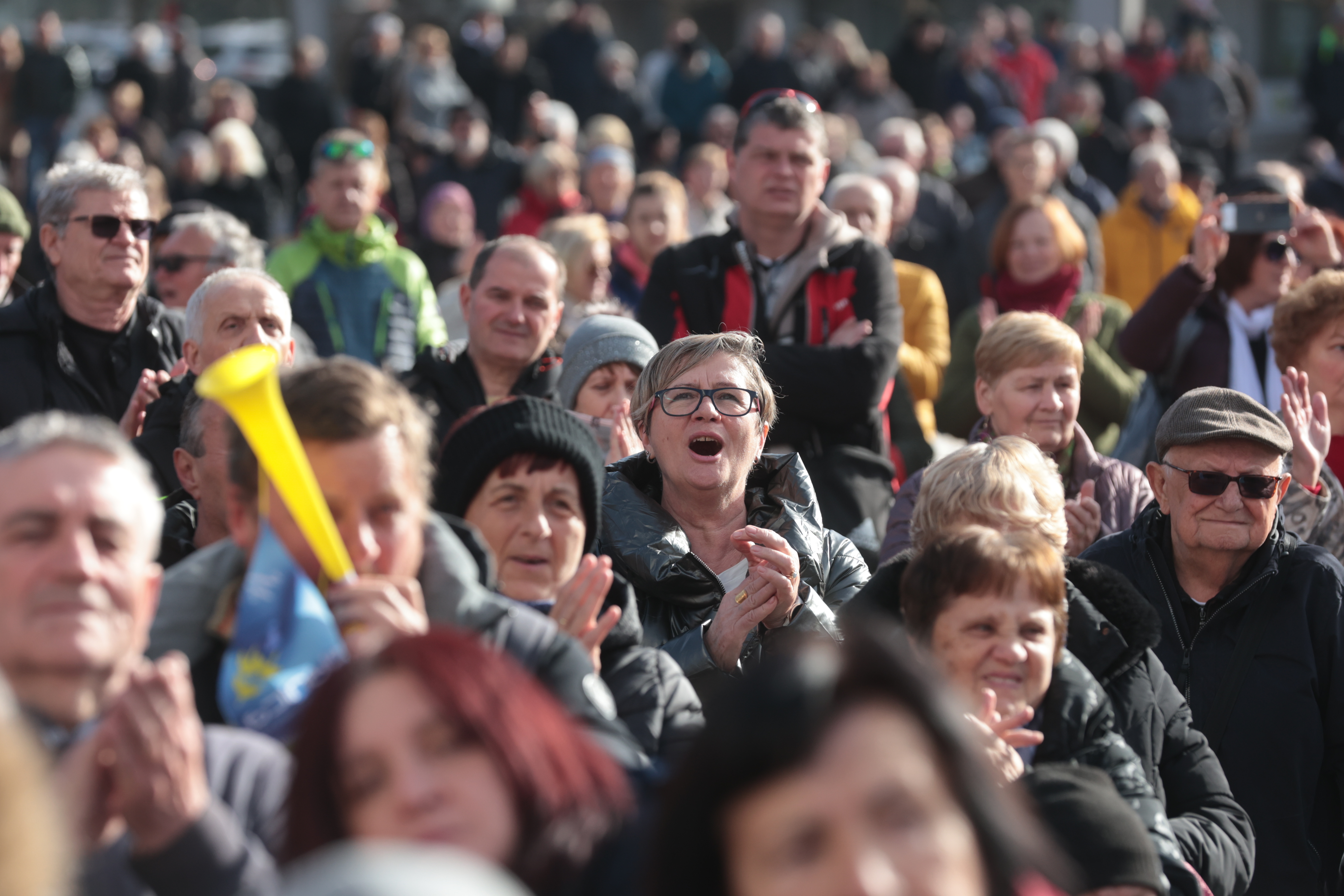 Protest proti visokim cenam komunalnih storitev