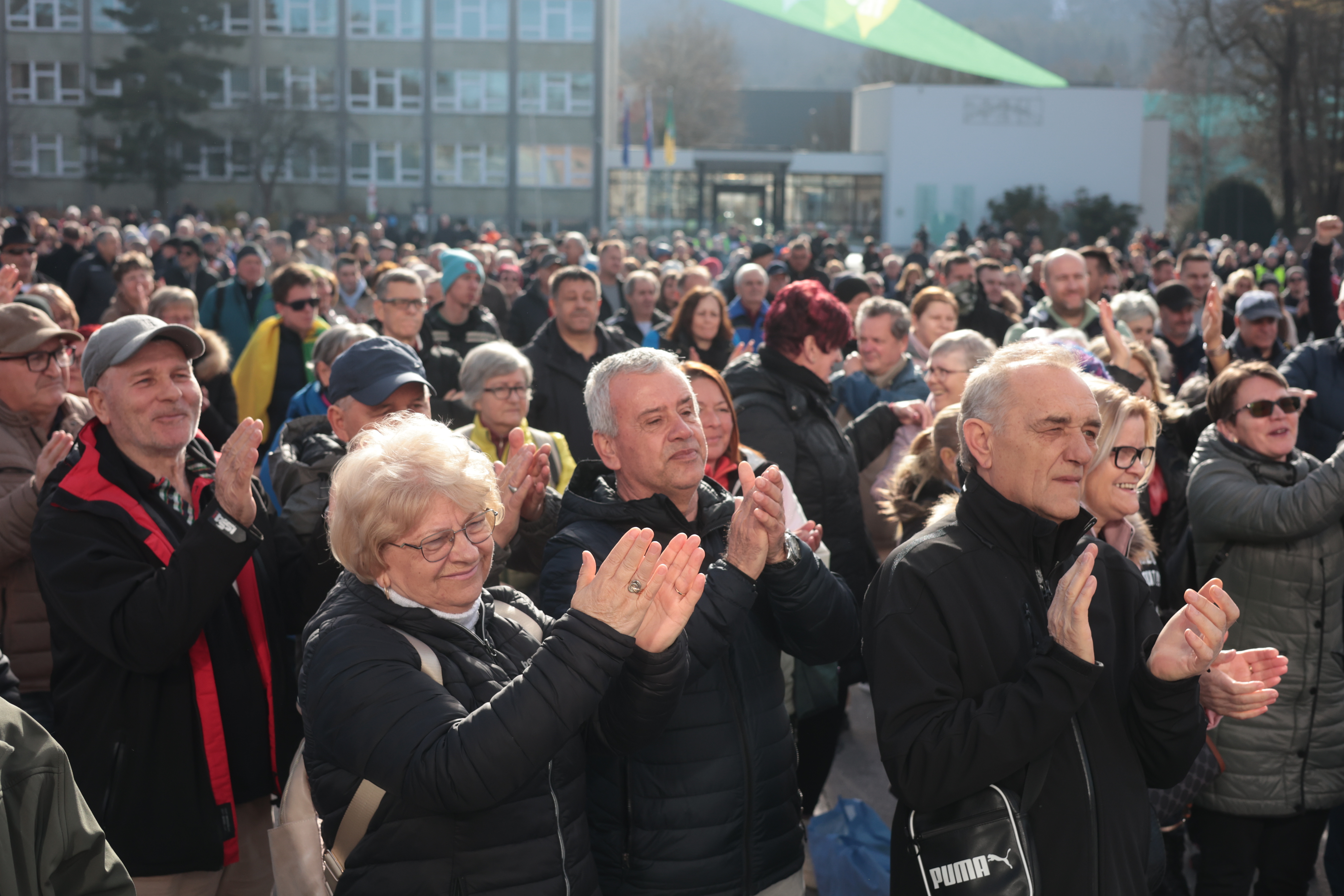 Protest proti visokim cenam komunalnih storitev