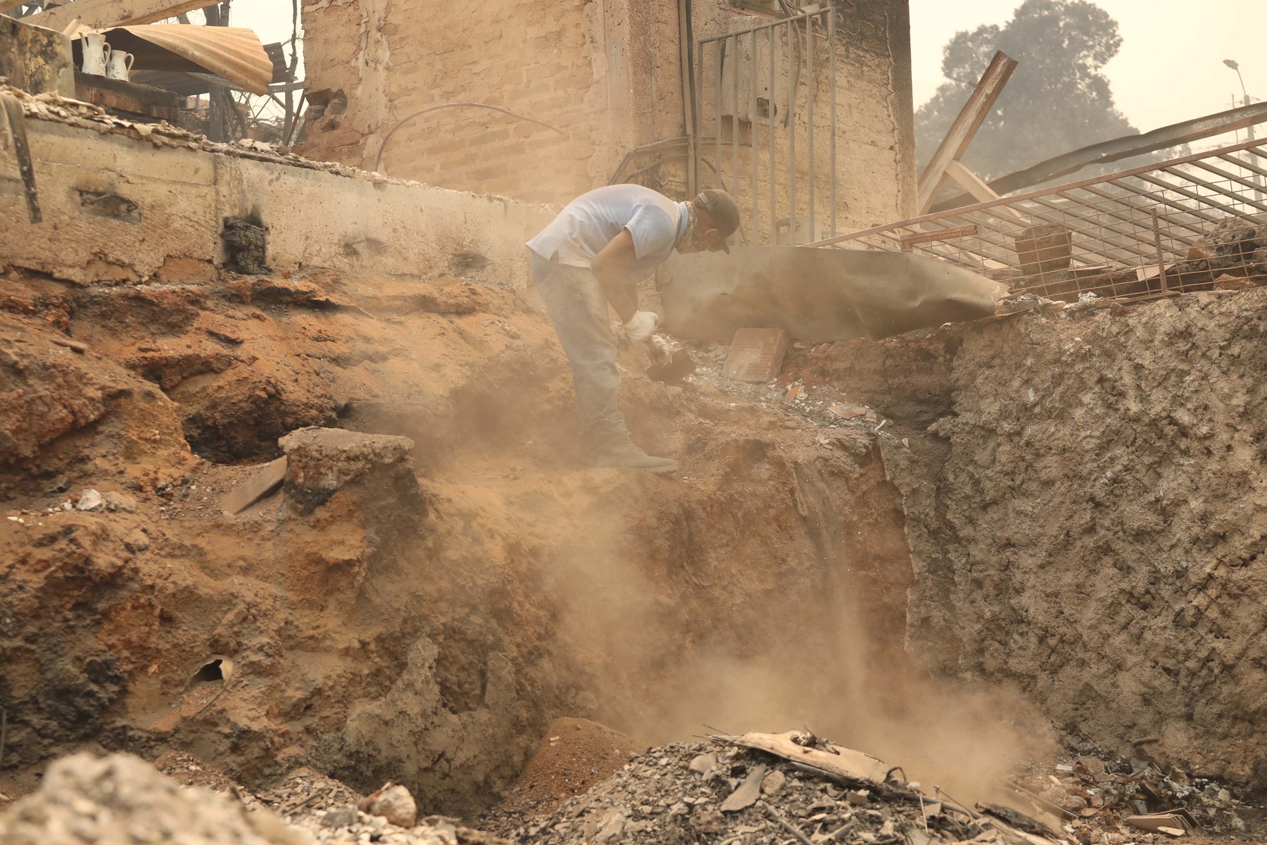 Katastrofalni gozdni požari v Čilu (Foto: PROFIMEDIA)