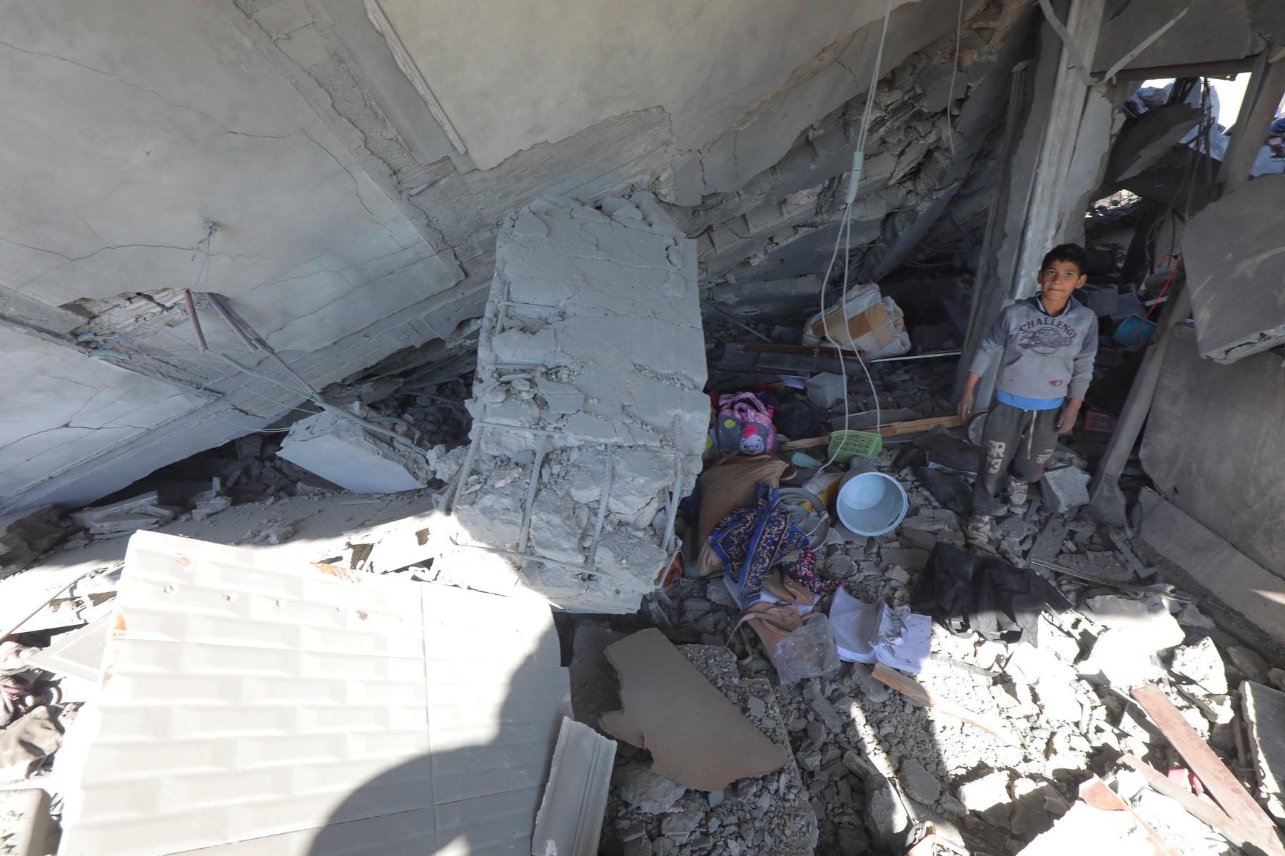 Prizor po zadnjem izraelskem napadu