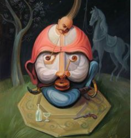 prvi vtis, optična iluzija