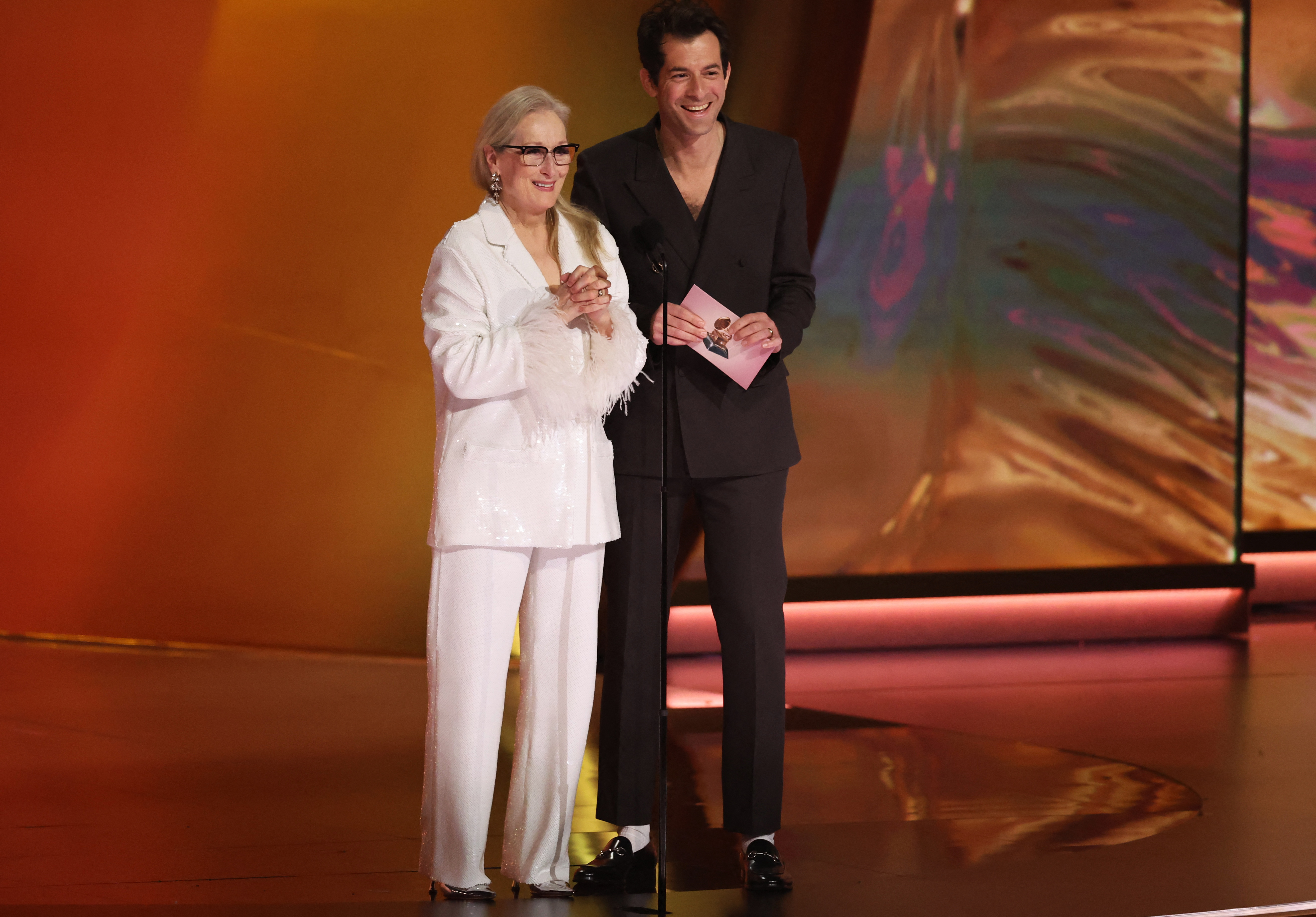 Mark Ronson in Meryl Streep (Foto: Mike Blake/REUTERS)