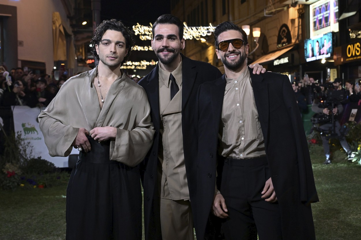 Trio Il Volo pred dvorano Ariston v Sanremu (Foto: PROFIMEDIA)