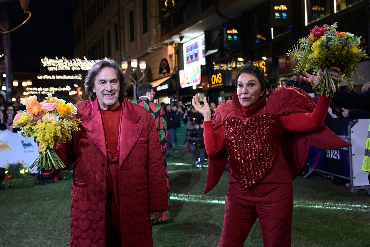 Ricchi e Poveri pred dvorano Ariston v Sanremu (Foto: PROFIMEDIA)