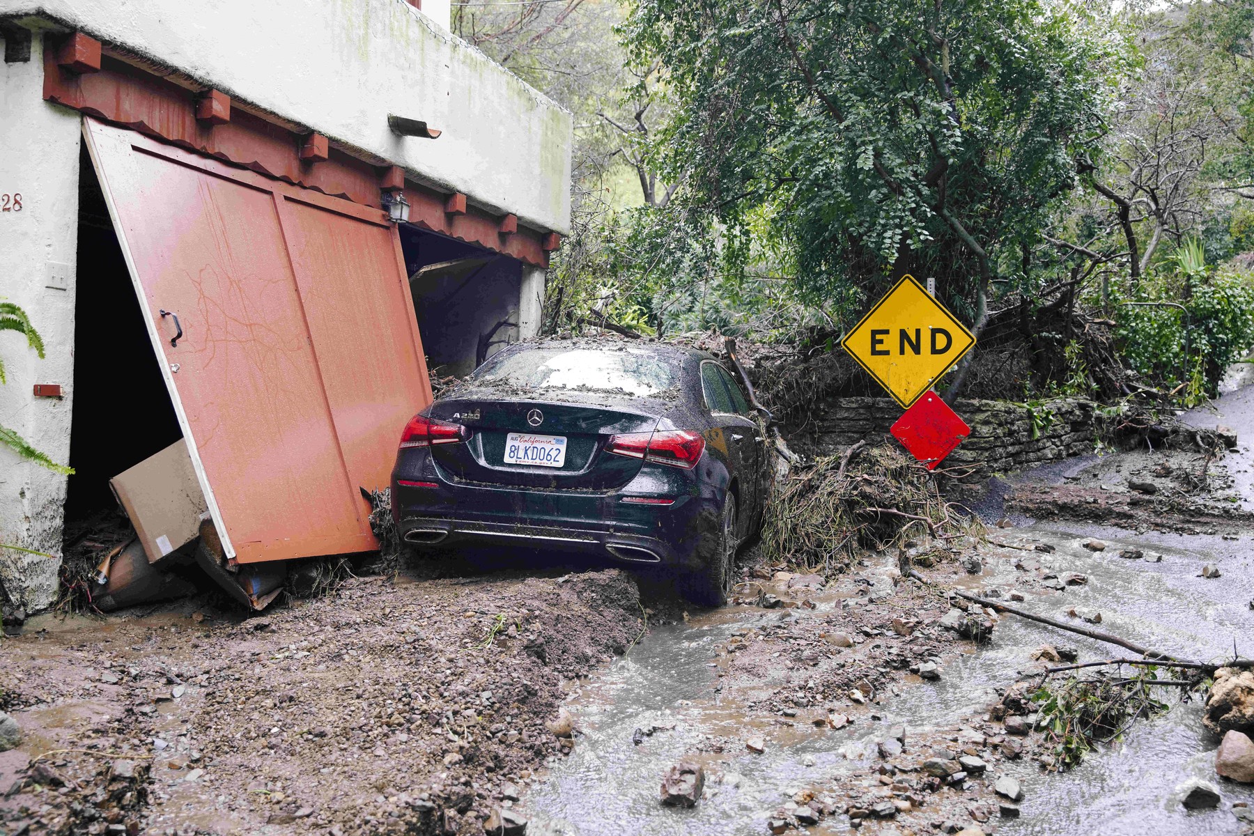 neurje, kalifornija, poplave