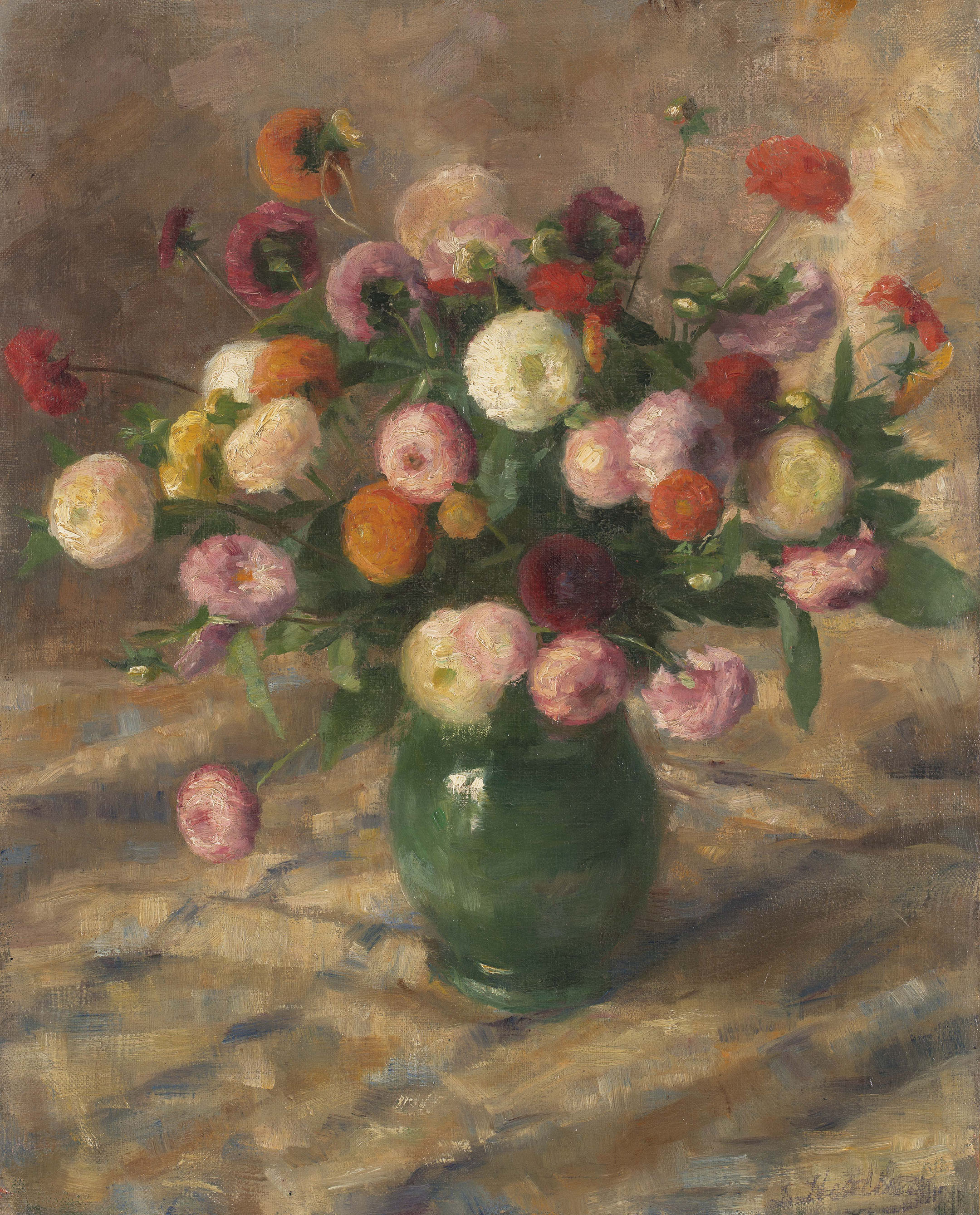 Ivana Kobilca, Cinije v zeleni vazi