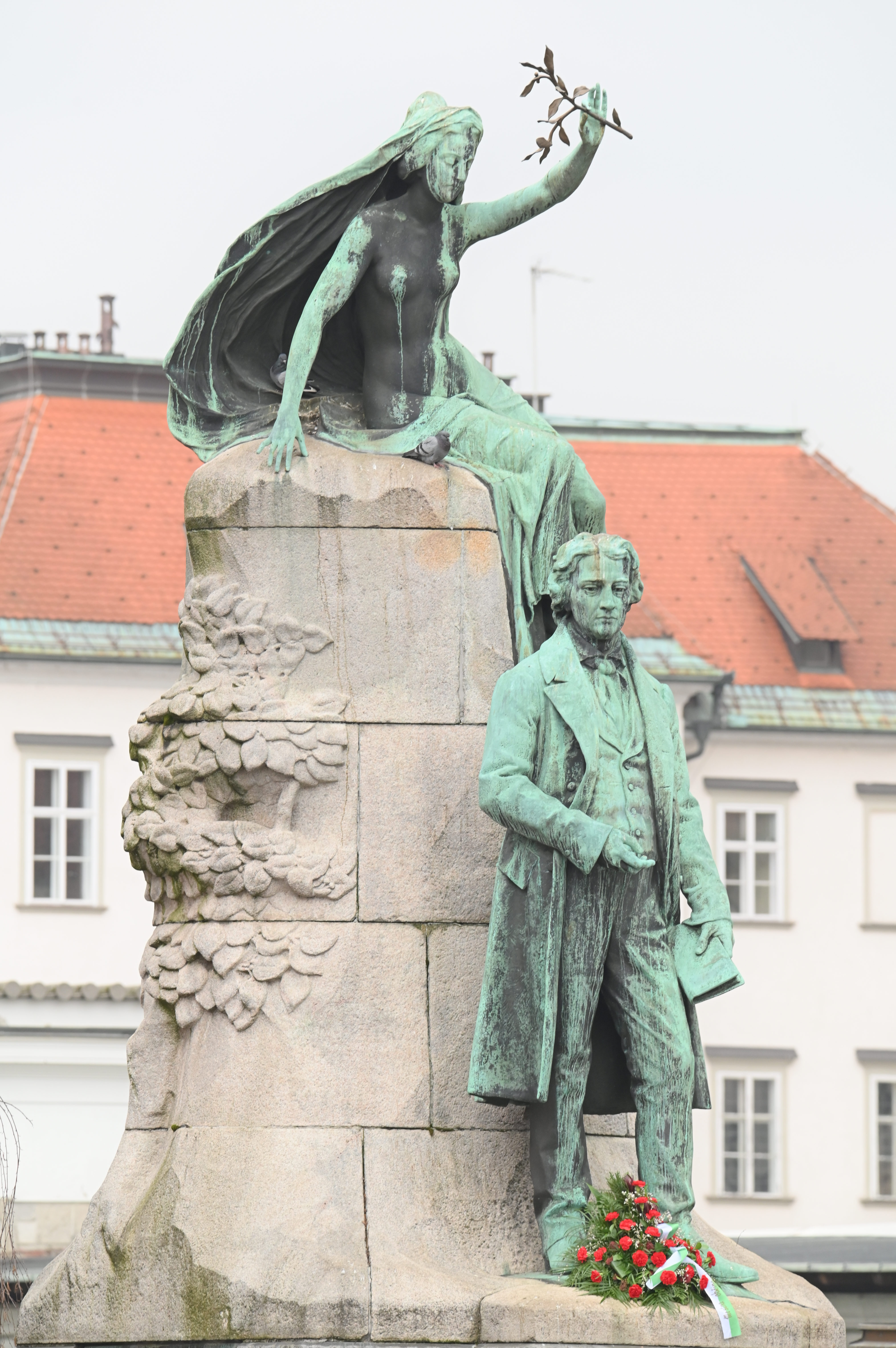 Recital, praznik, Prešernov dan, Prešernov trg