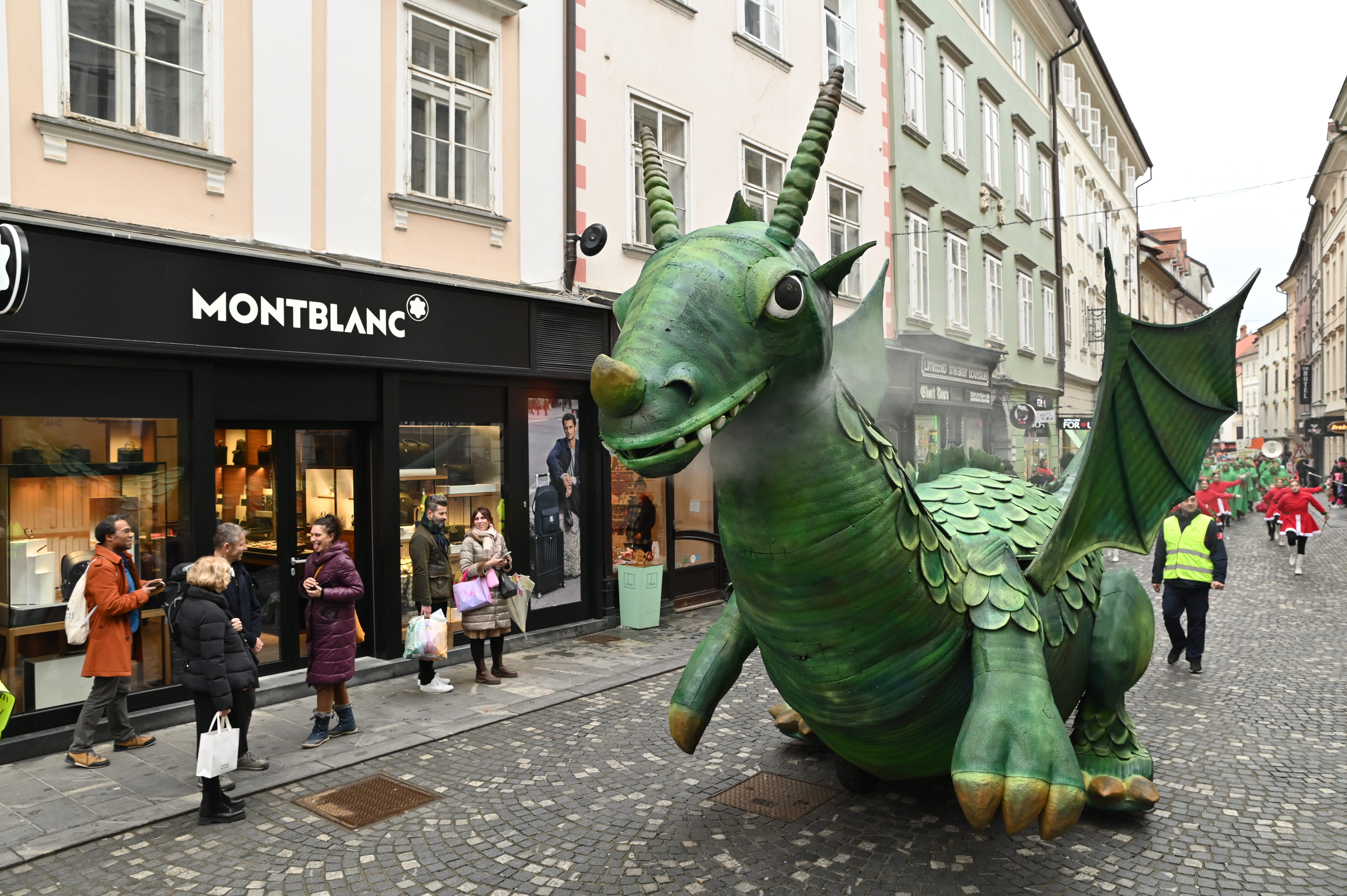 Tradicionalni zmajev karneval, pust, maškare, ljubljanski zmaj