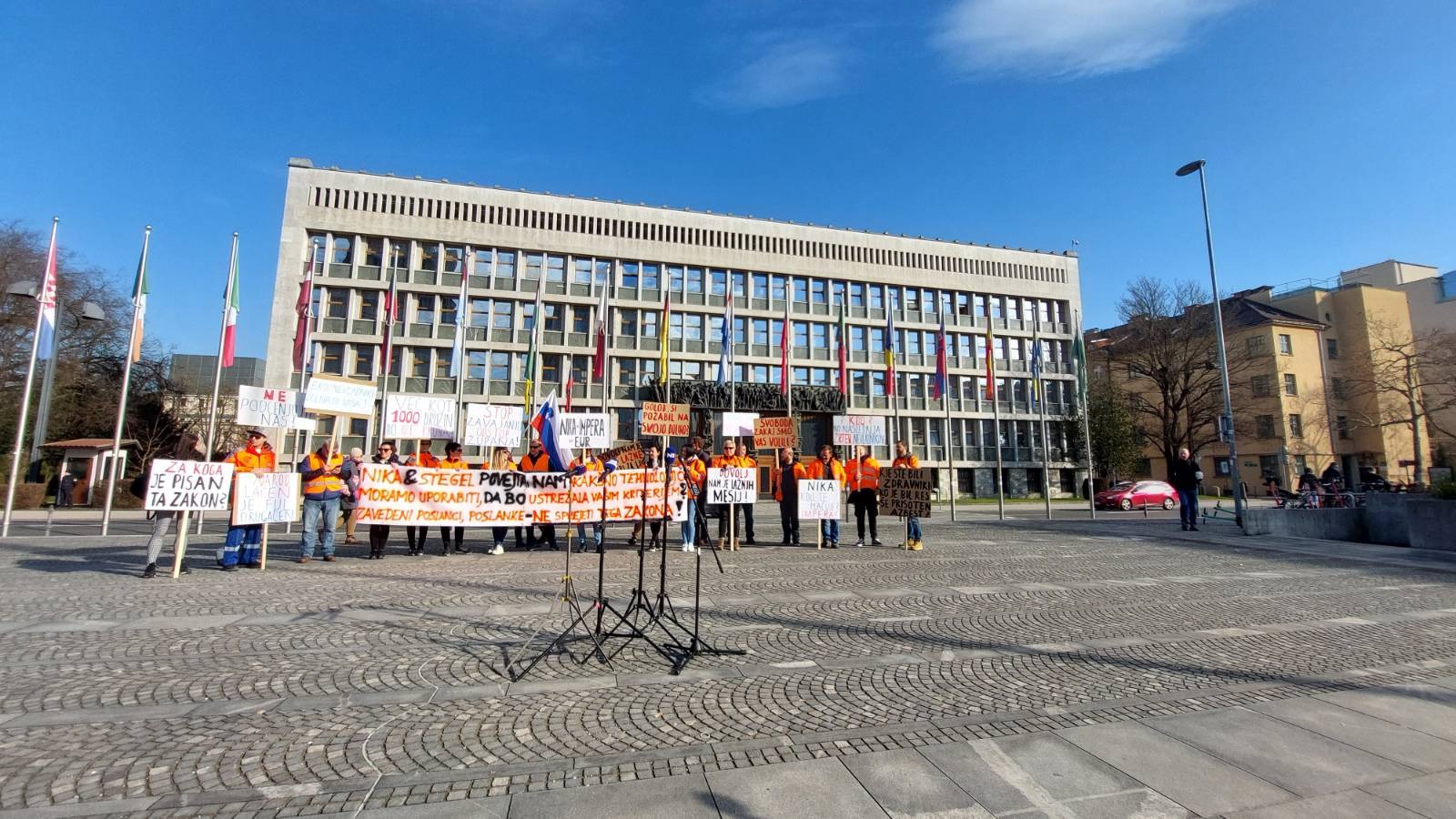 Salonit, Anhovo, protest
