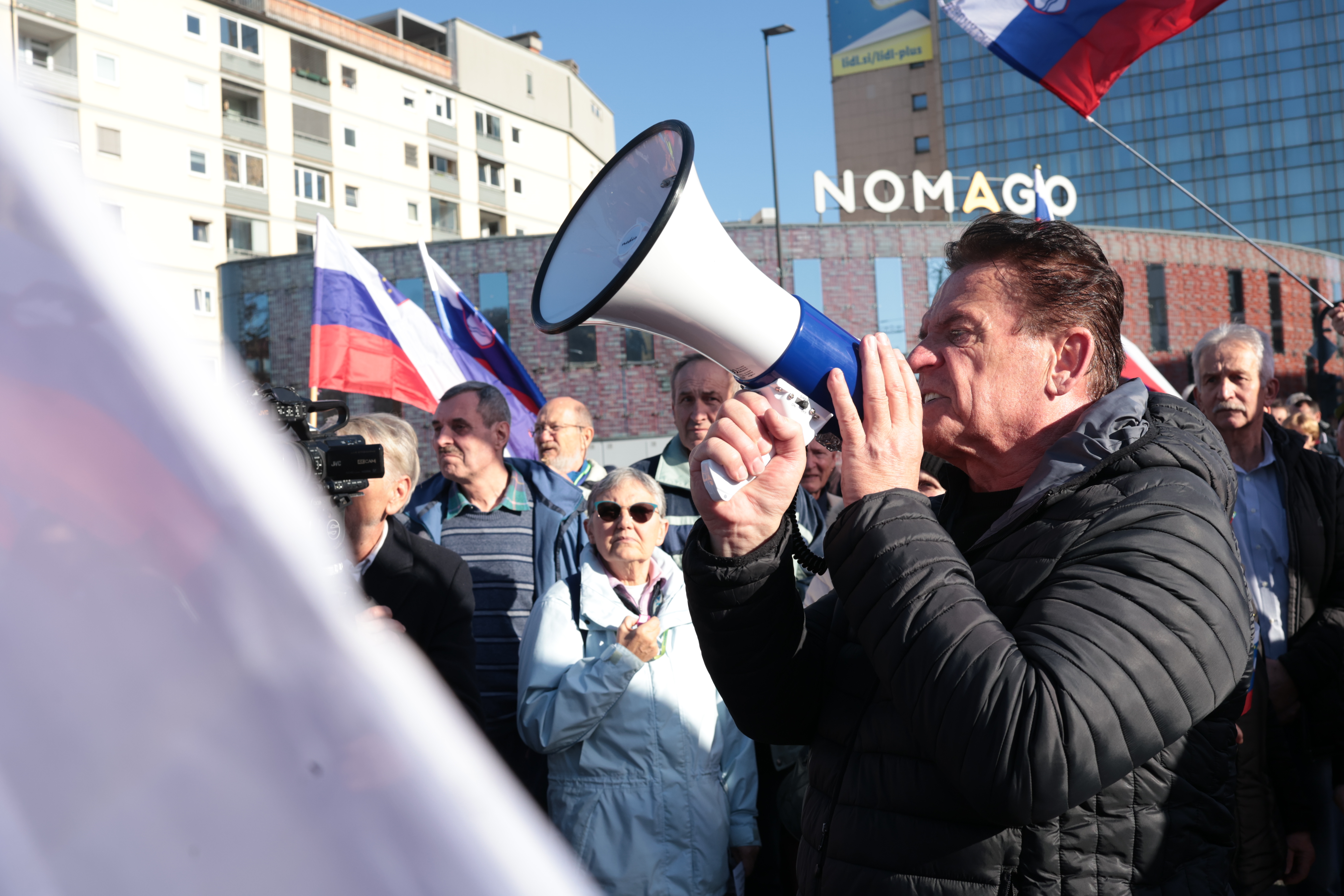 Protest, RTVS, glas upokojencev