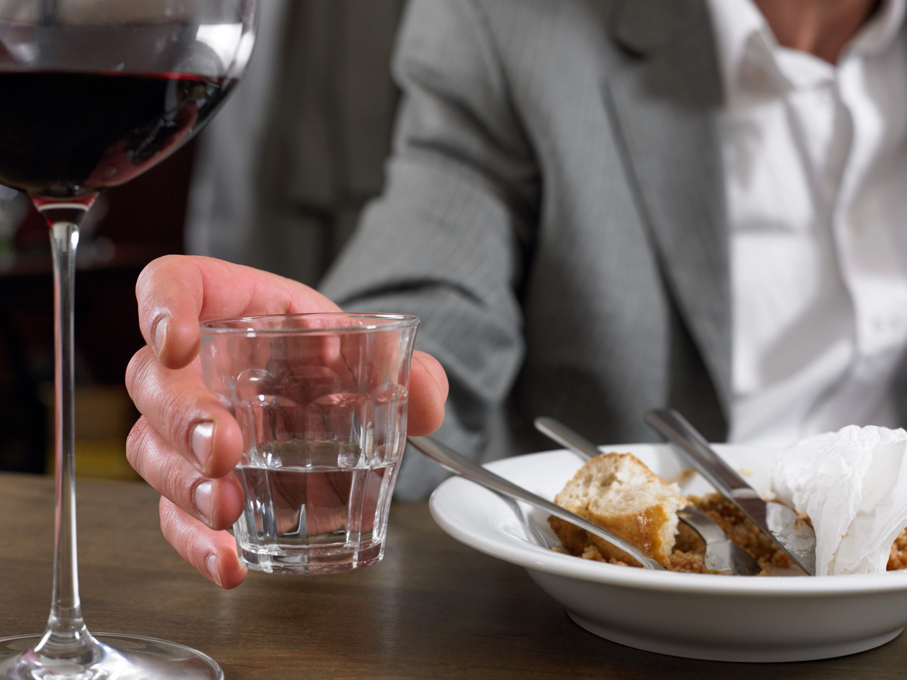 voda, kozarec, restavracija