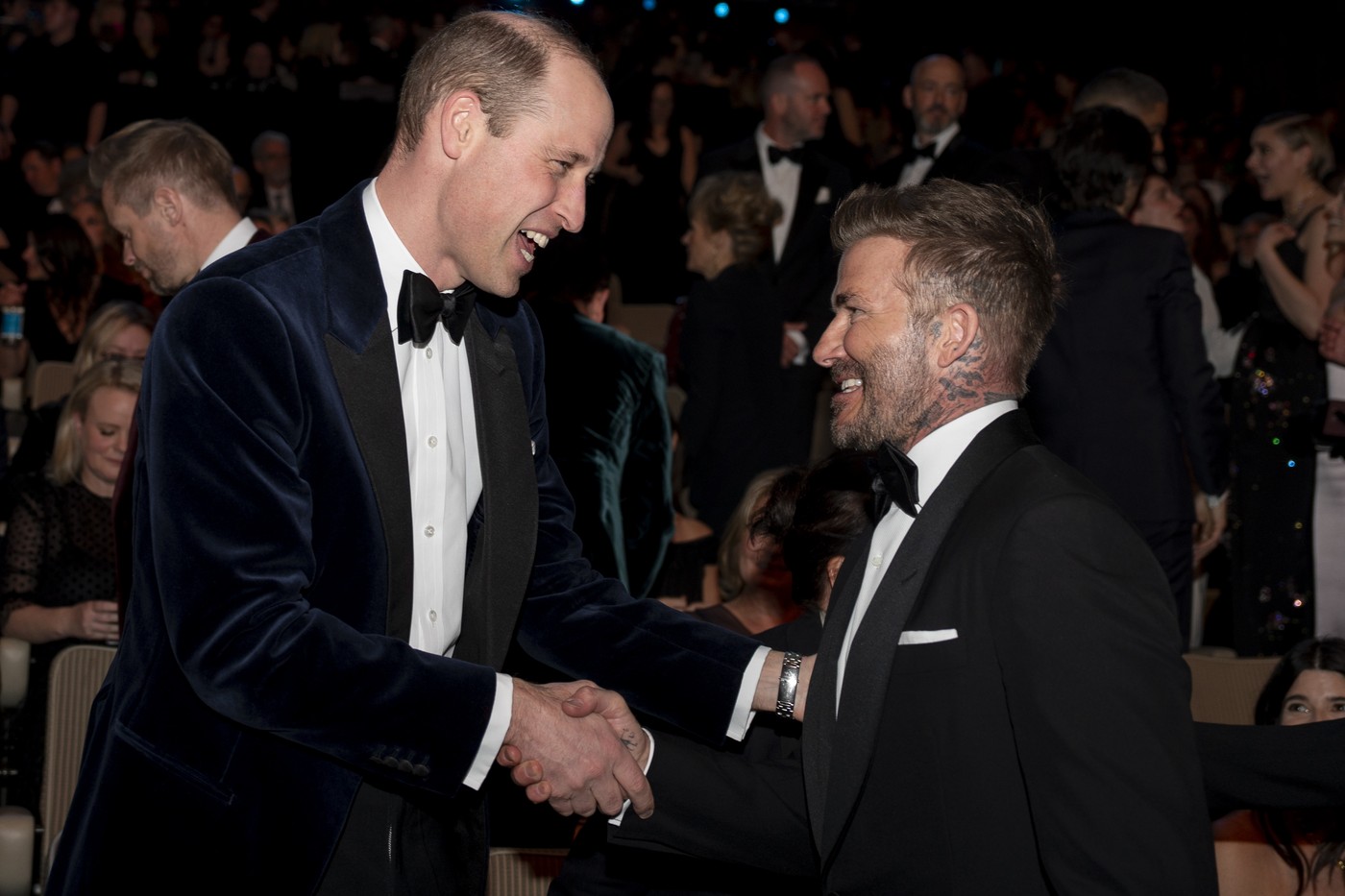 Princ William in David Beckham (Foto: PROFIMEDIA)
