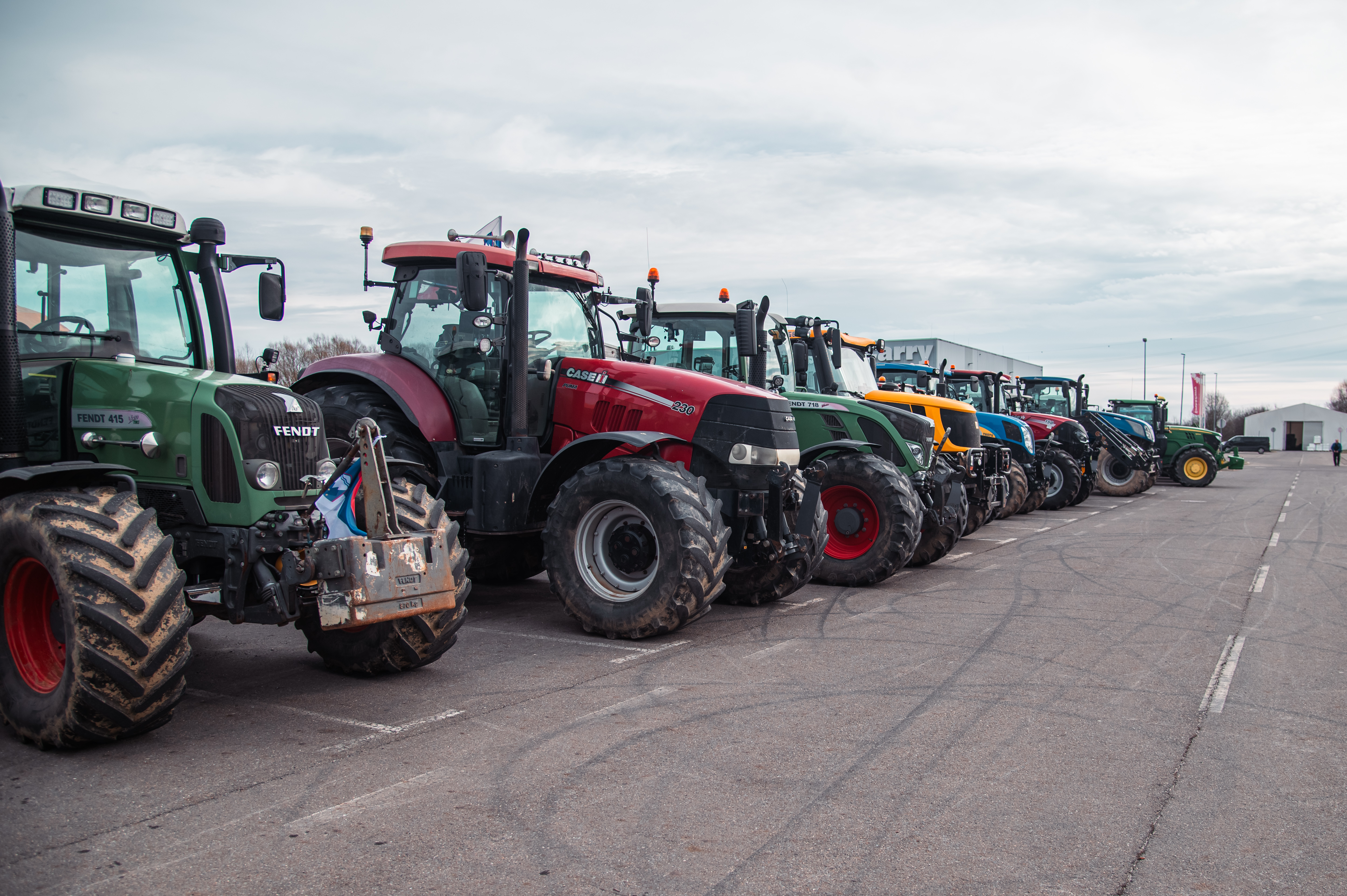Protestu so se pridružili tudi pomurski kmetje. (Foto: Jure Kljajić/Vestnik.si)