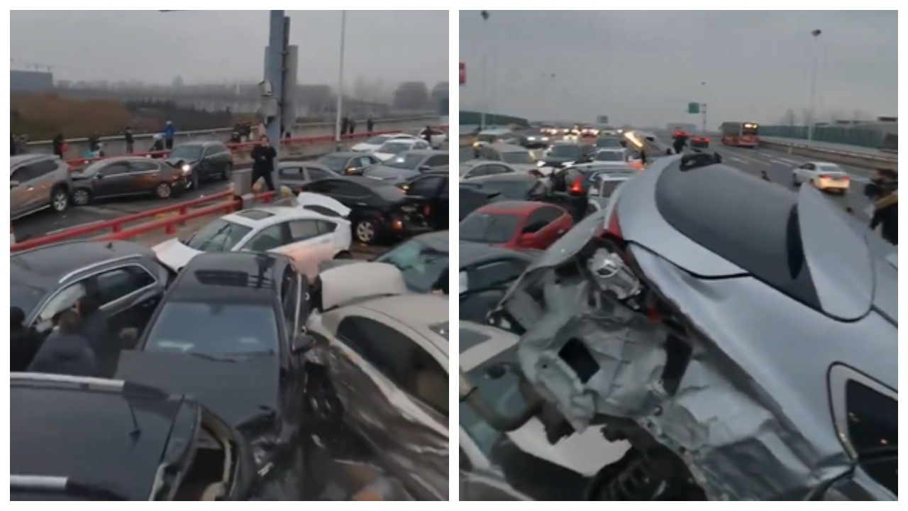 Kitajska, verižno trčenje