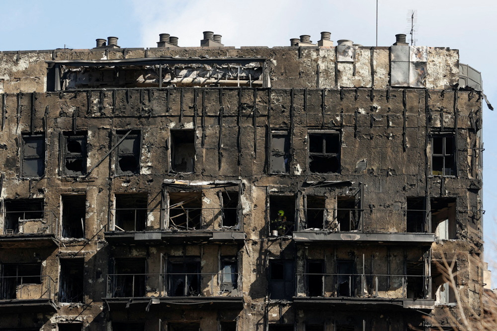 požar, valencia, španija