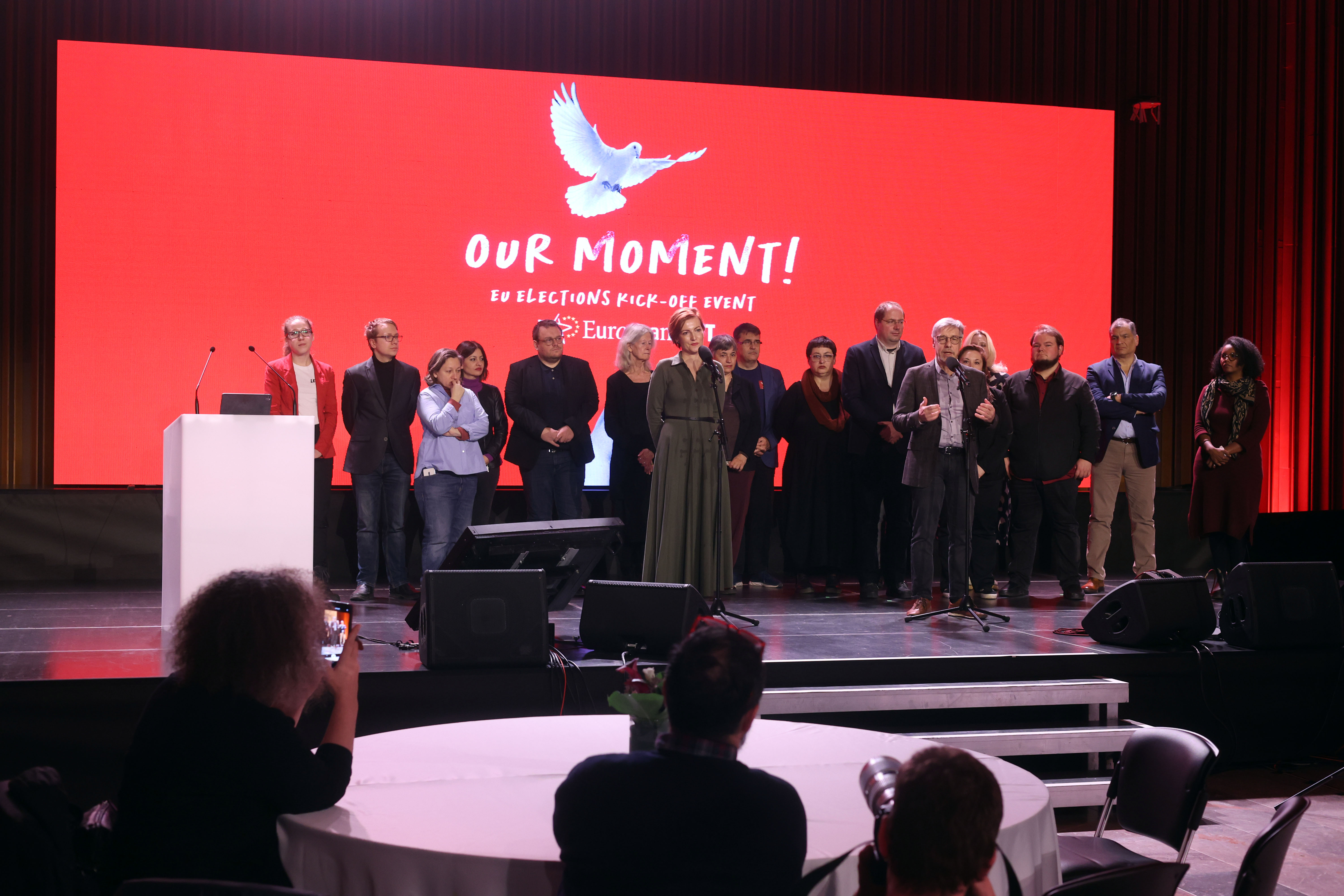 Novinarska konferenca Evropske Levice