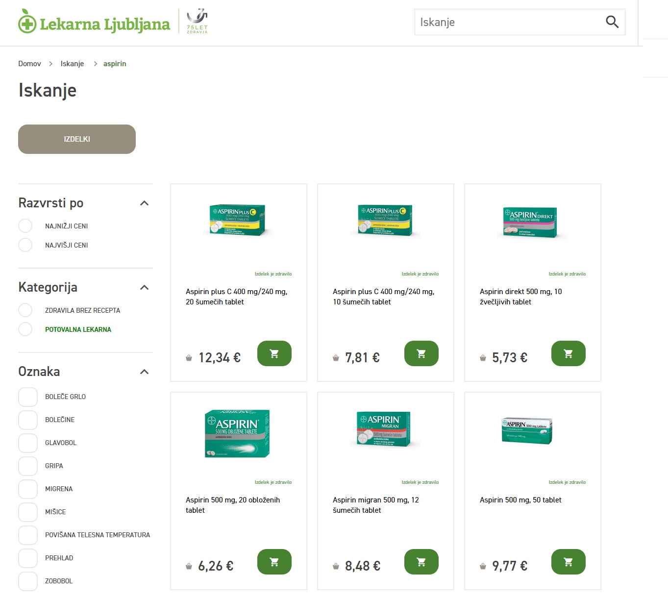 Foto: Lekarna Ljubljana/posnetek zaslona