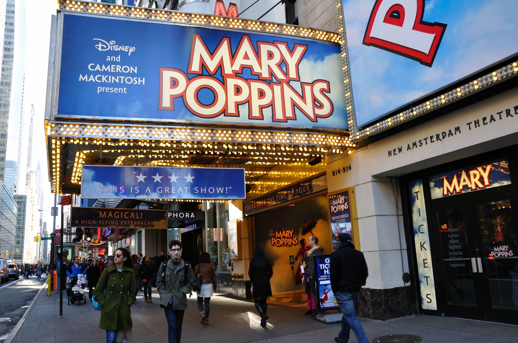 Broadway, Mary Poppins, New York, ZDA