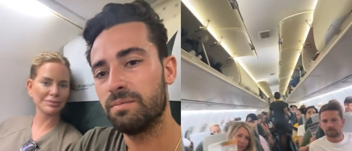 Sergio Carallo, TikTok, letalo, sedež