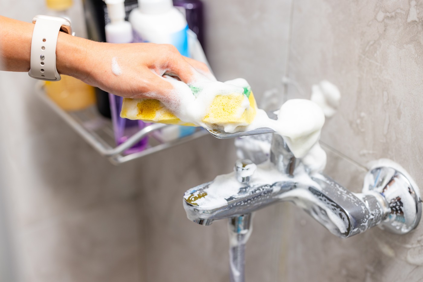 vodni kamen, čiščenje