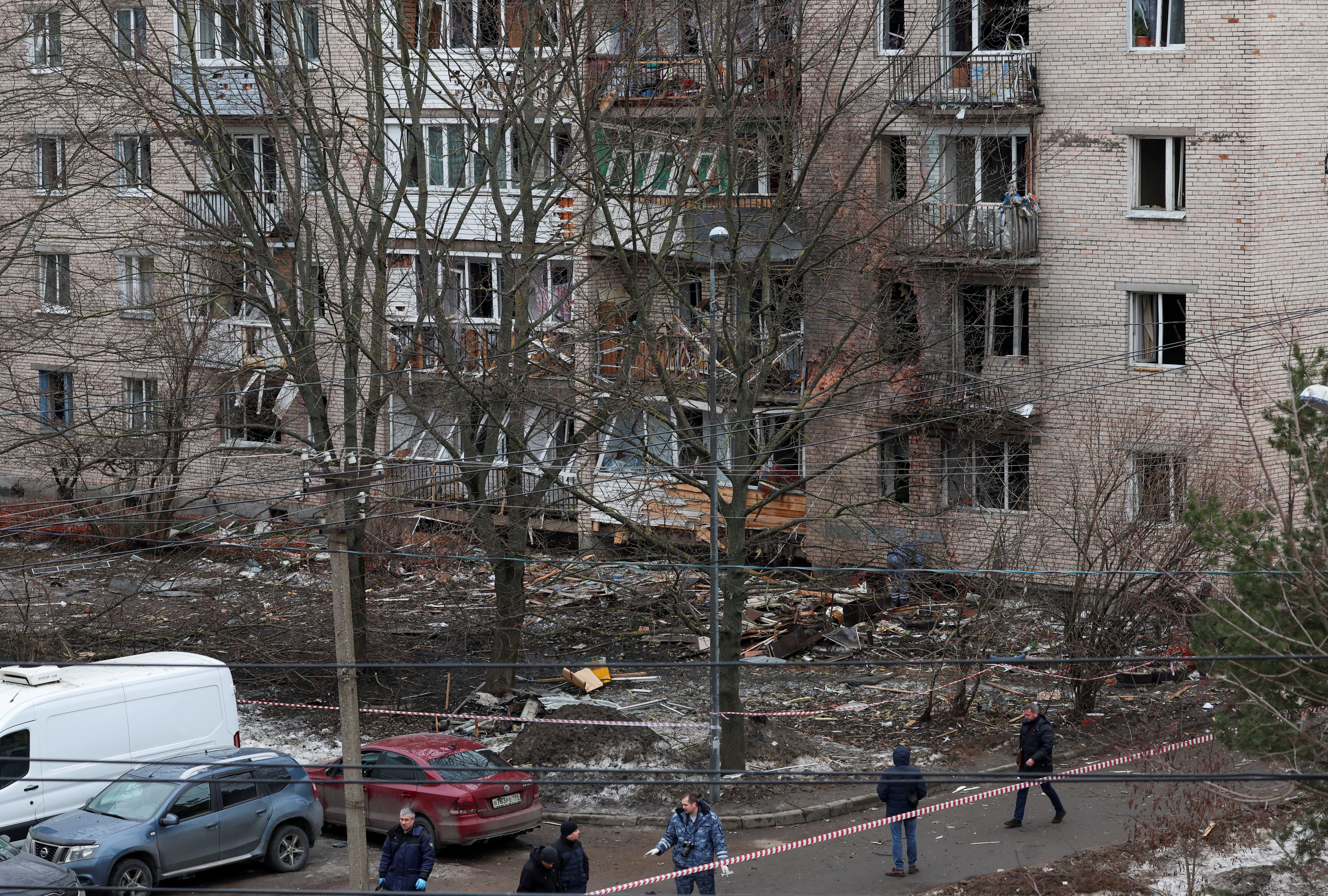 Sankt Peterburg, napad, dron