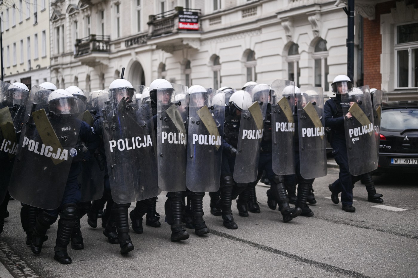 Protest kmetov v Varšavi (Foto: PROFIMEDIA)