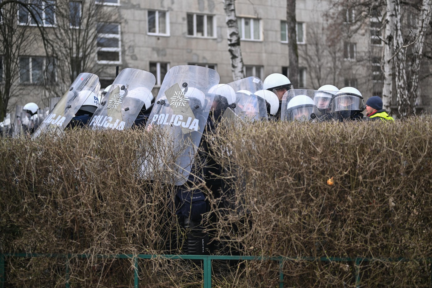 Protest kmetov v Varšavi (Foto: PROFIMEDIA)
