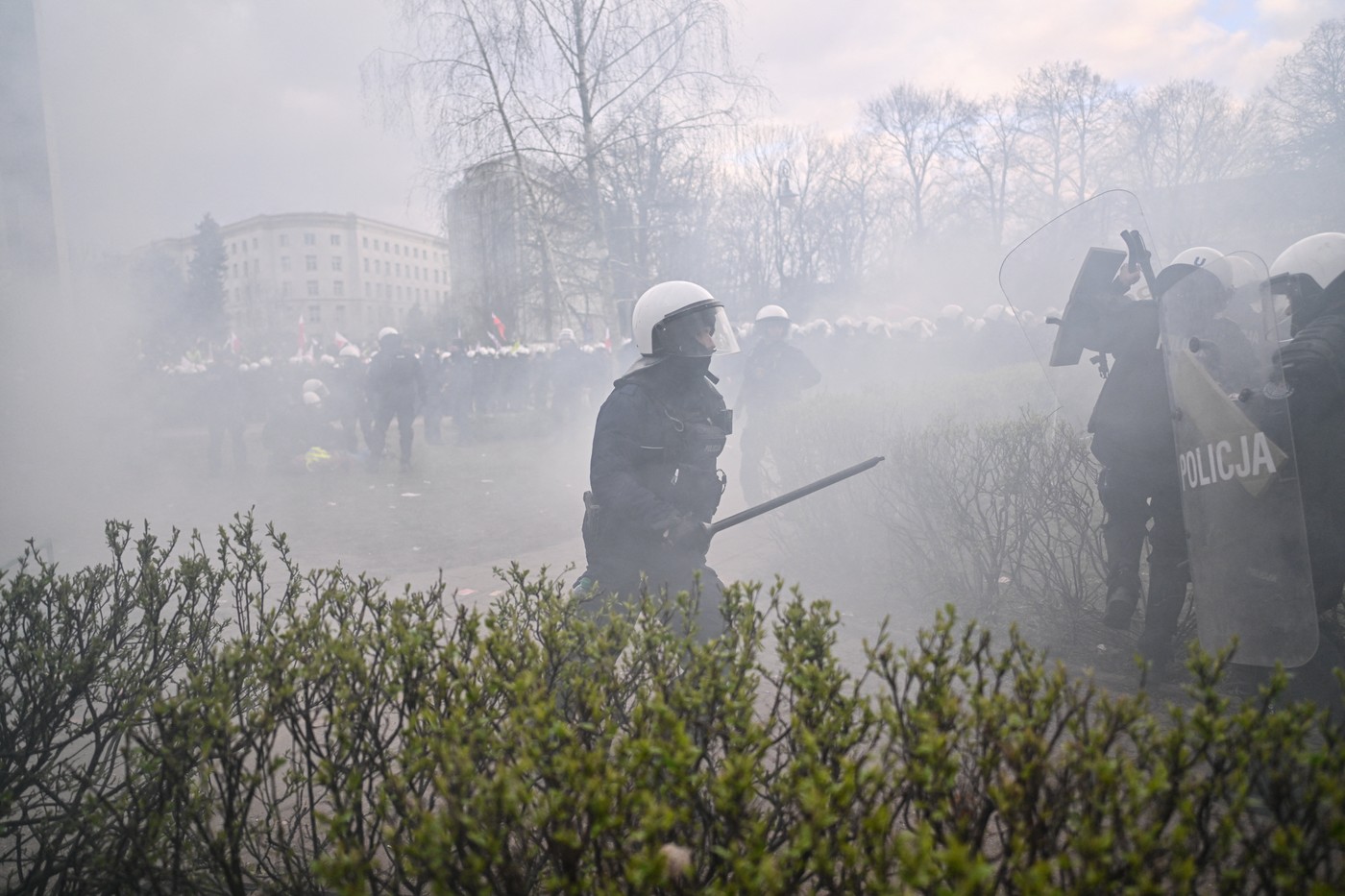 Protest kmetov v Varšavi