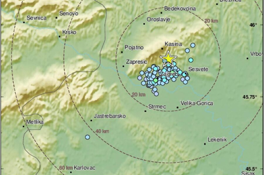 zagreb, potres, hrvaška, emsc