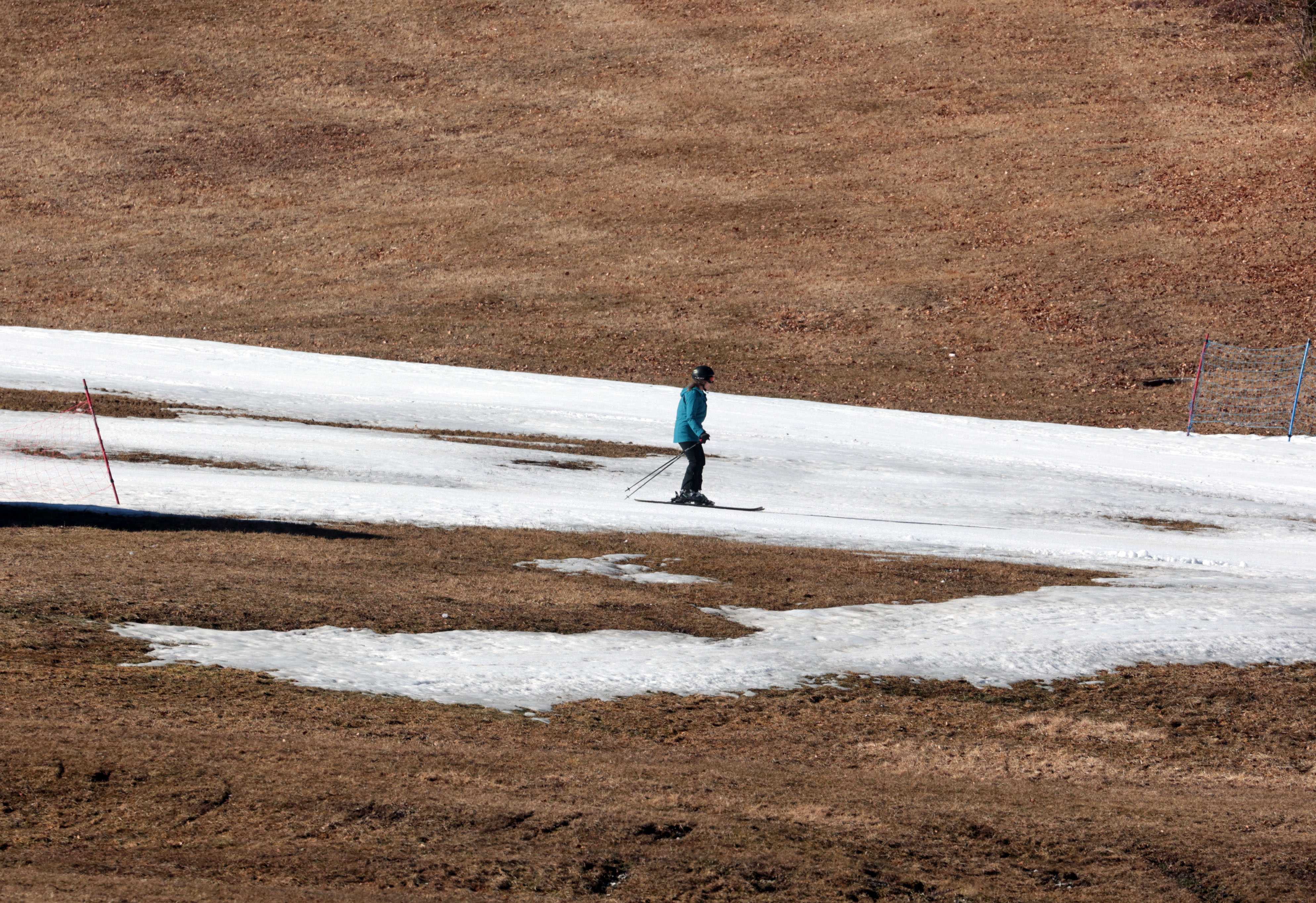 zima, smučanje, pomanjkanje snega