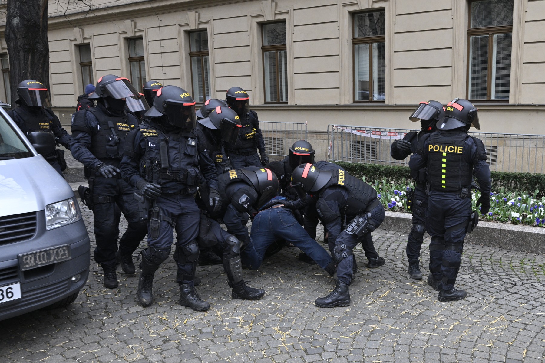 protest, praga,, kmeti