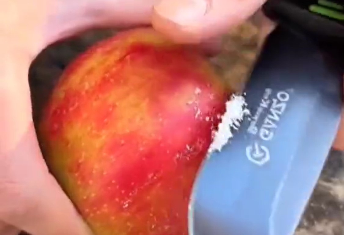 vosek, povoščeno, jabolko