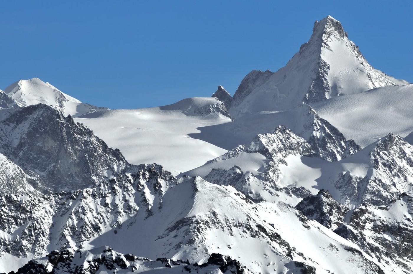 Tete Blanche v švicarskih Alpah
