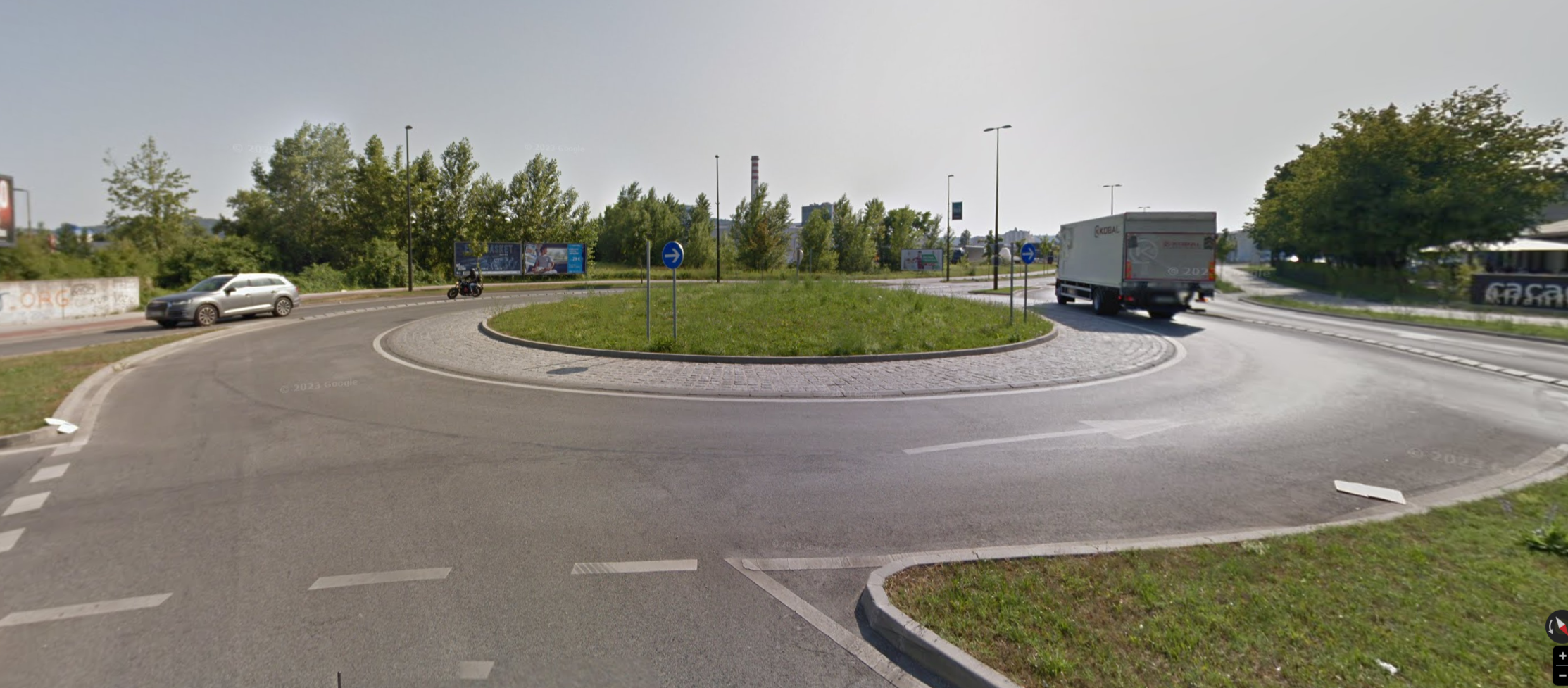 Krožišče Letališke in  Bratislavske ceste