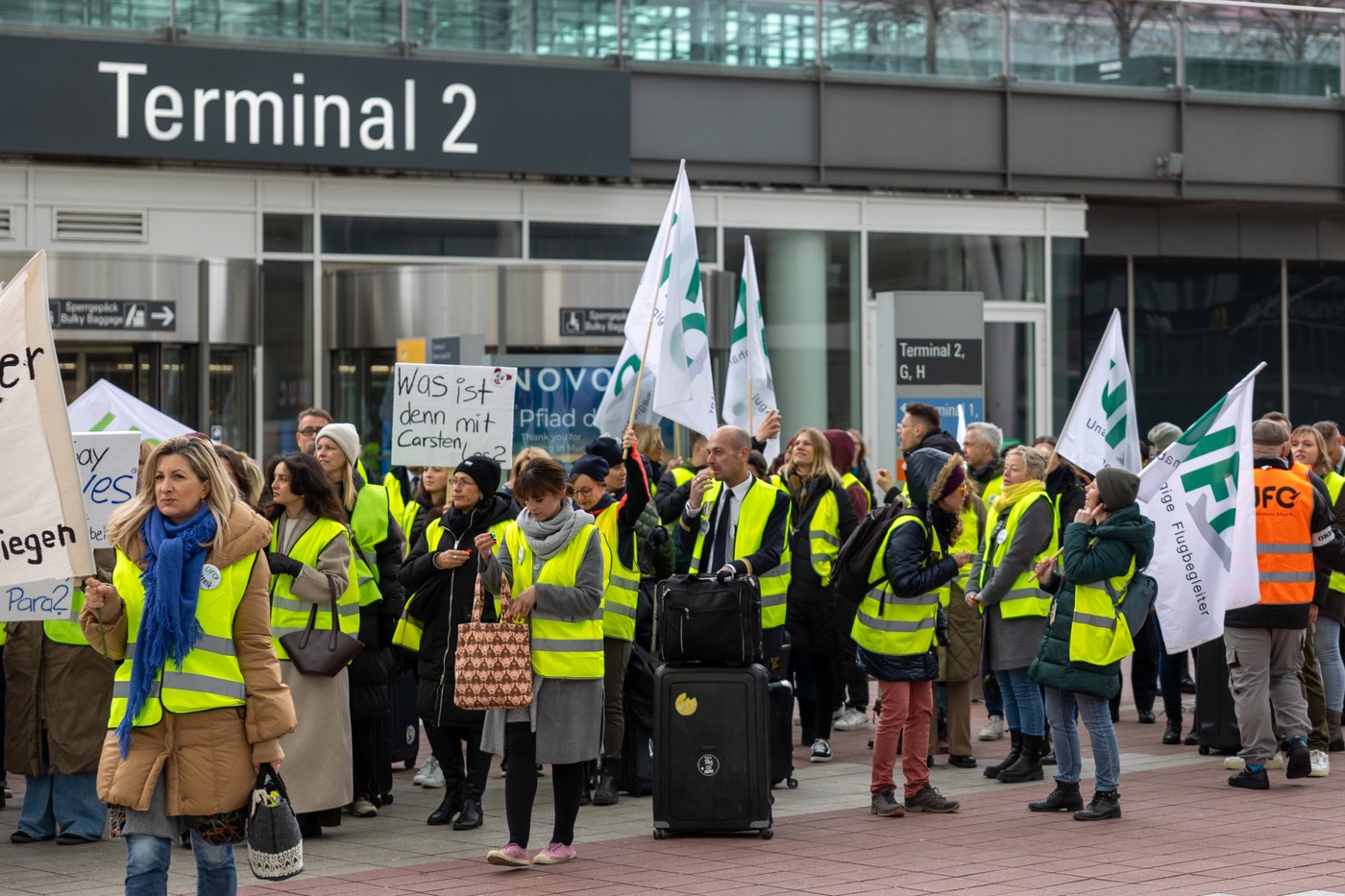 Stavka letališkega osebja, Nemčija