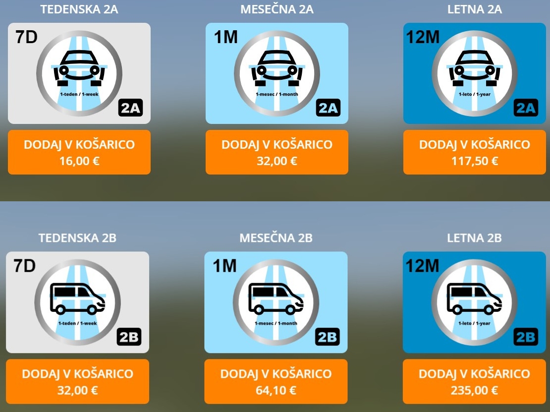 vinjeta, vinjete, avtocesta