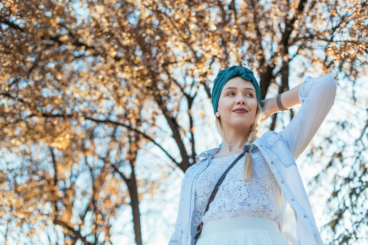 srečna ženska, pomlad