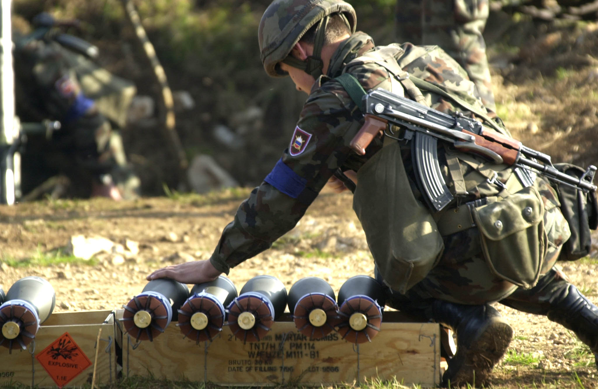 strelivo, slovenska vojska, vojak