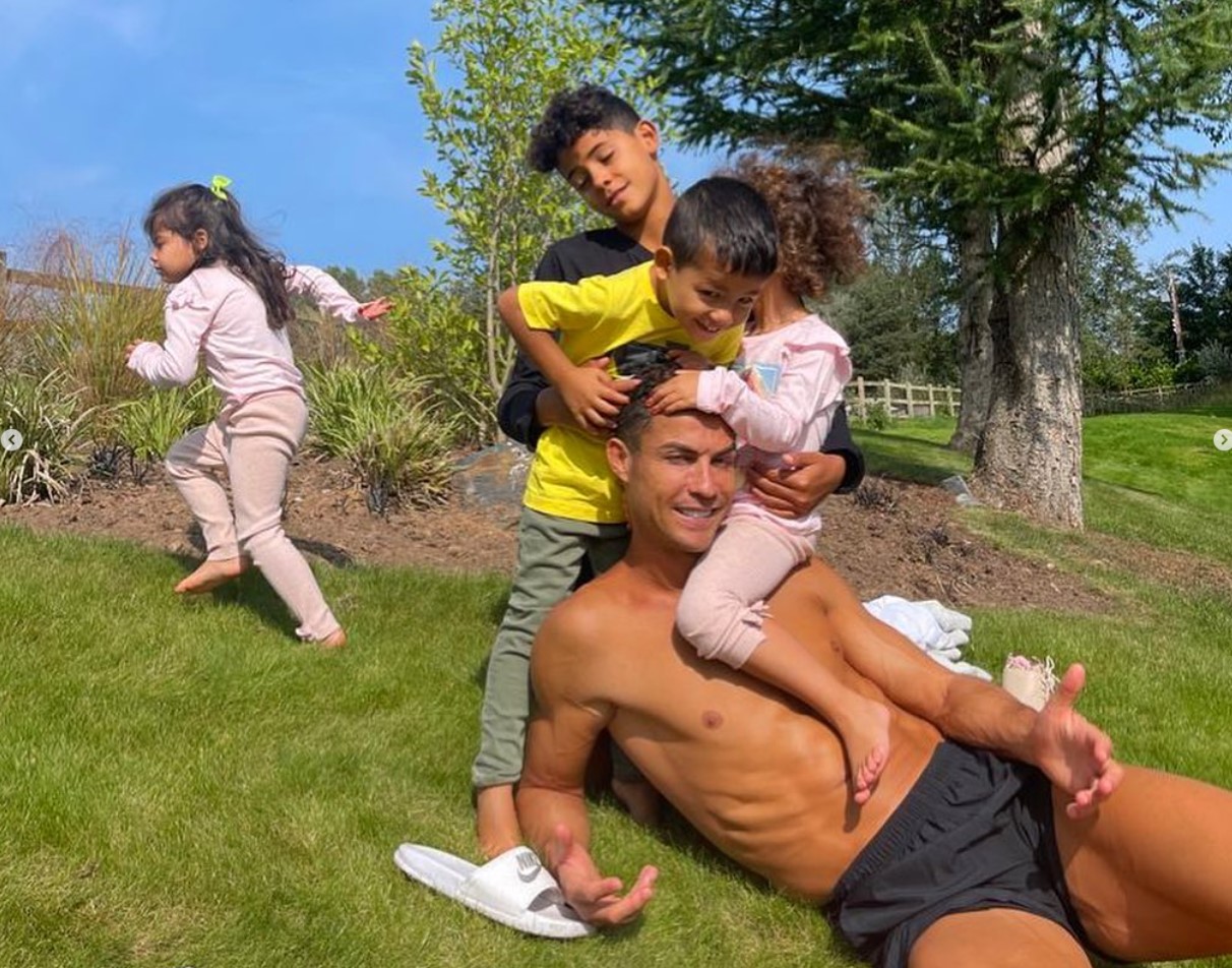 Foto: Posnetek zaslona/INSTAGRAM@Christiano Ronaldo