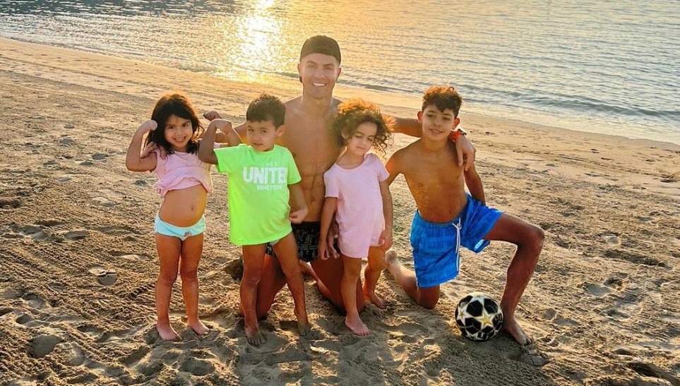 Christiano Ronaldo, Georgina Rodriguez, otroci