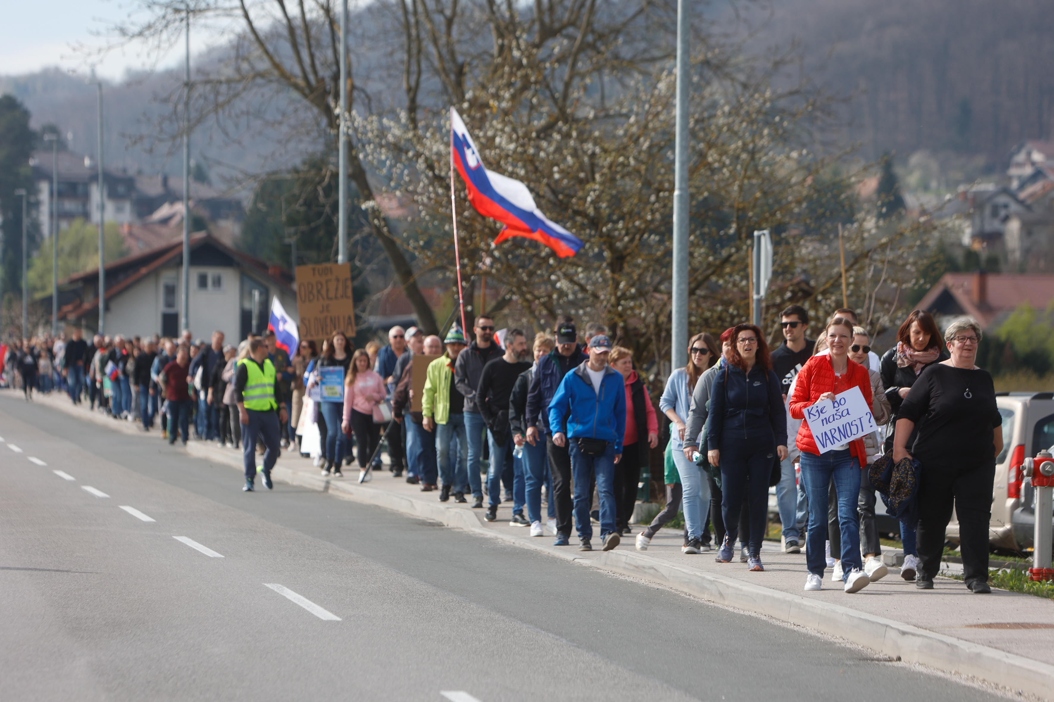 Protest Obrežje, azilni dom