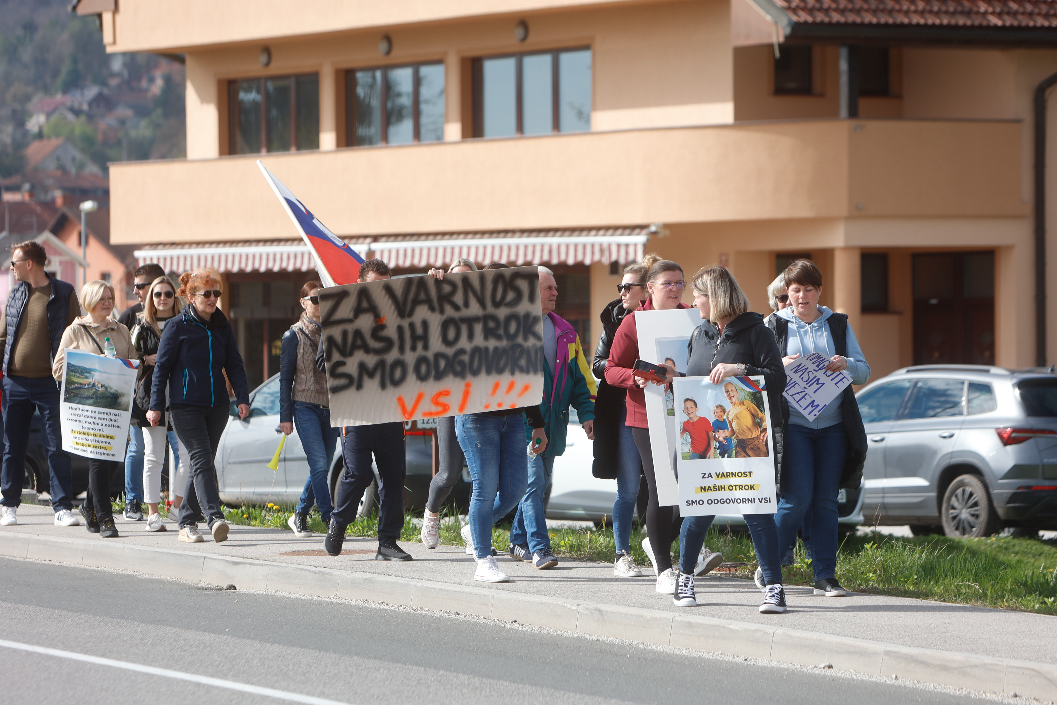 Protest Obrežje, azilni dom