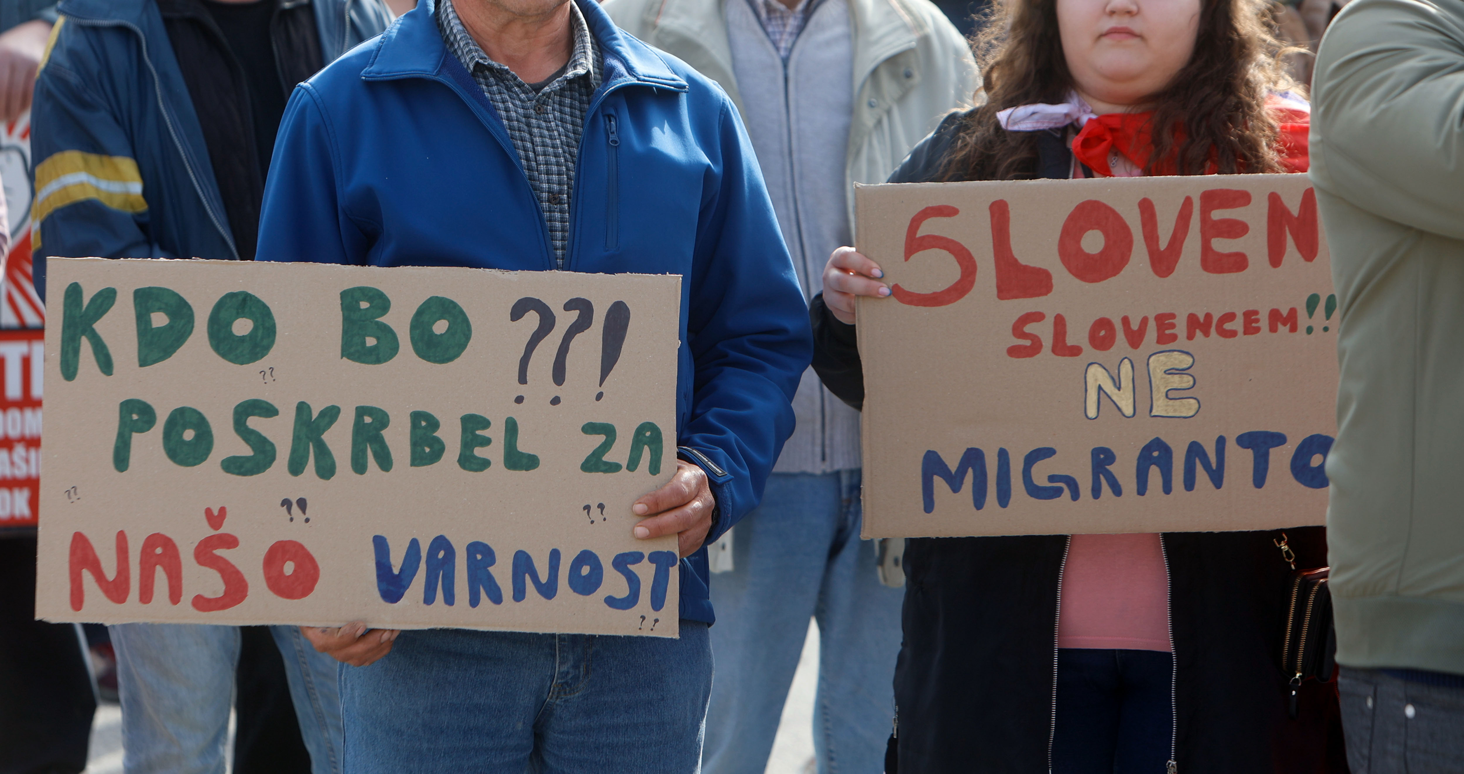 Protest Obrežje, azilni dom