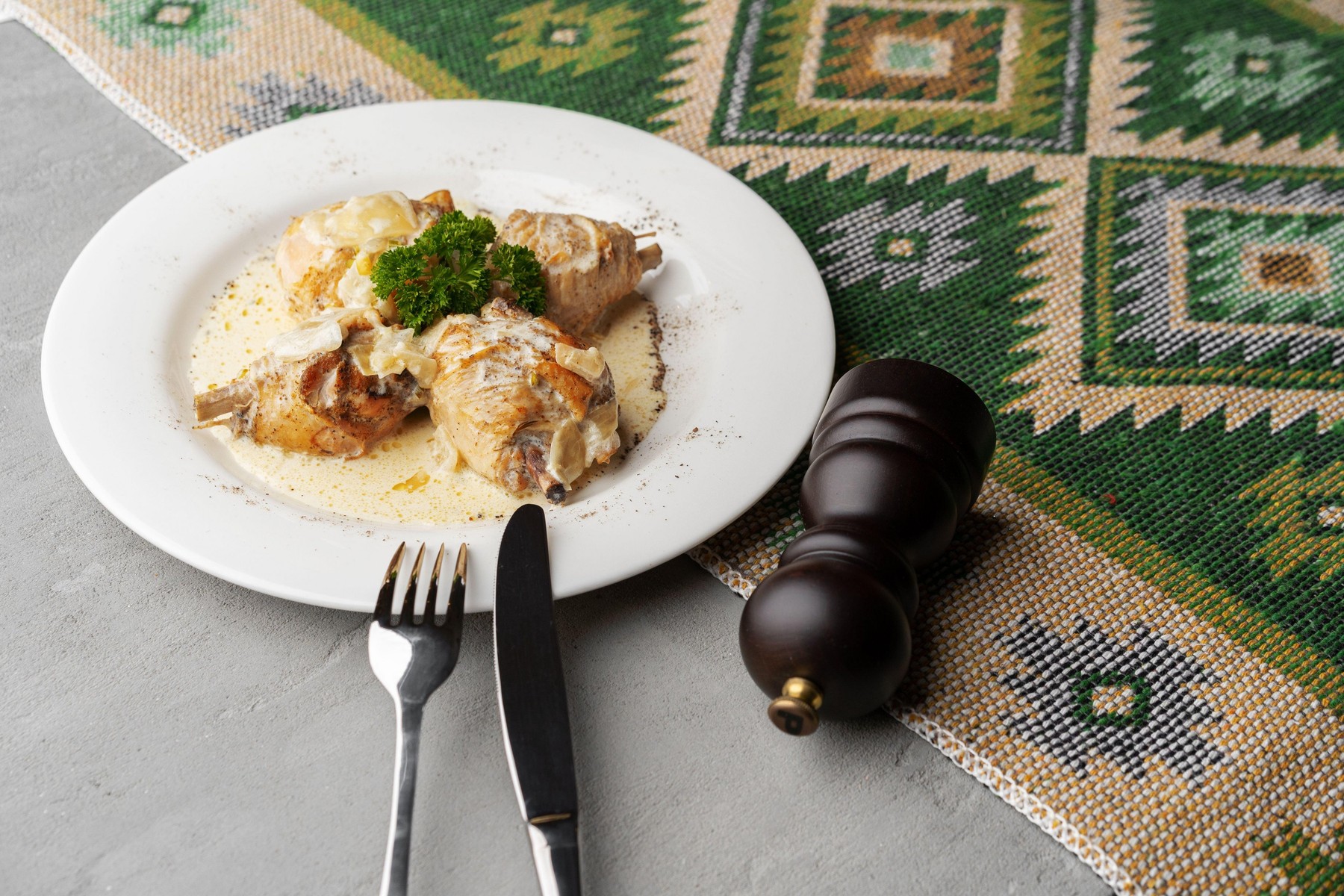 piščanec, omaka, recept