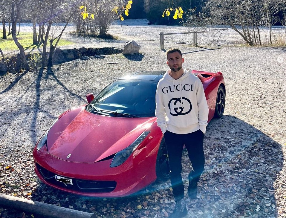 Andraž Šporar,. Ferrari 458