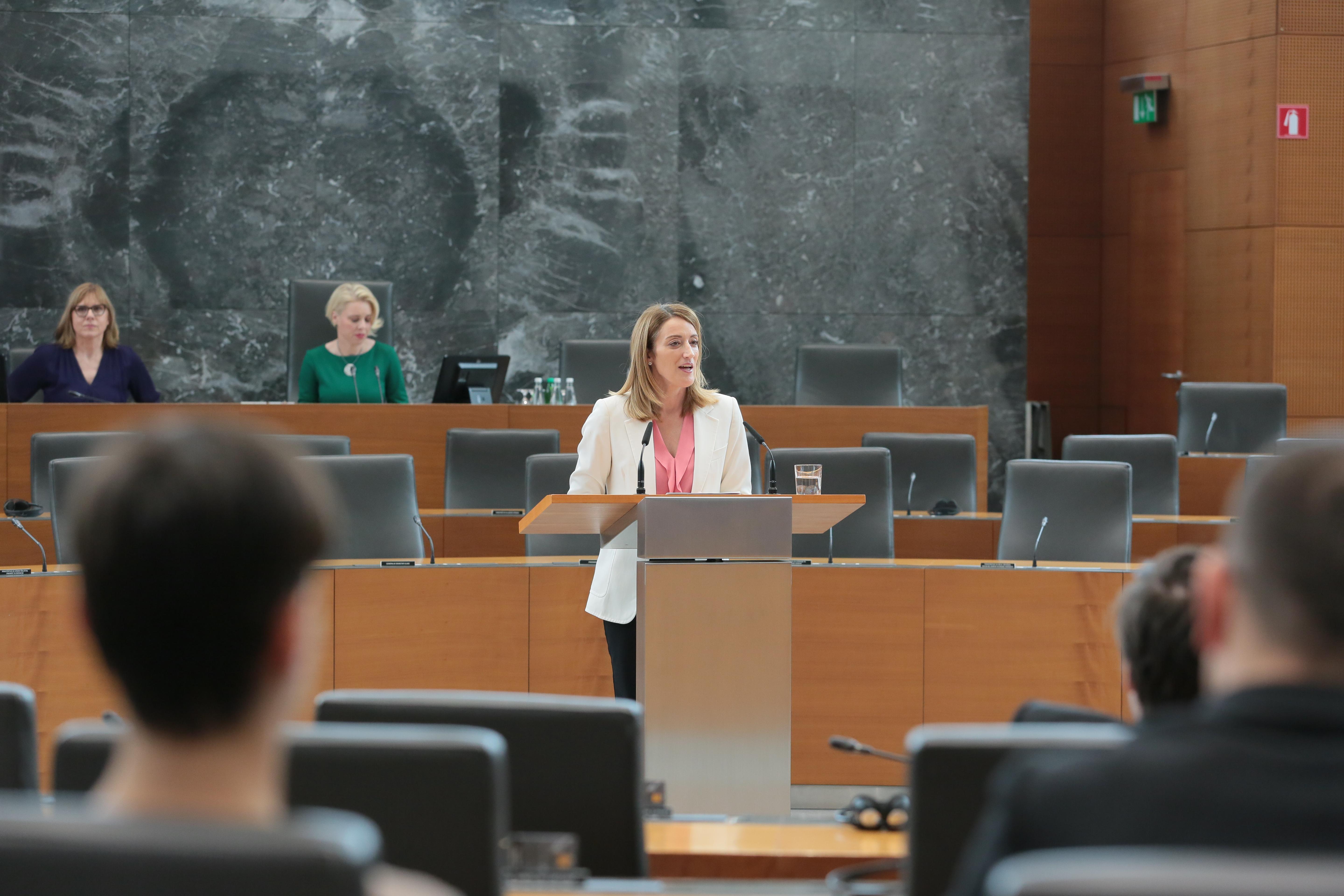 Roberta Metsola v državnem zboru