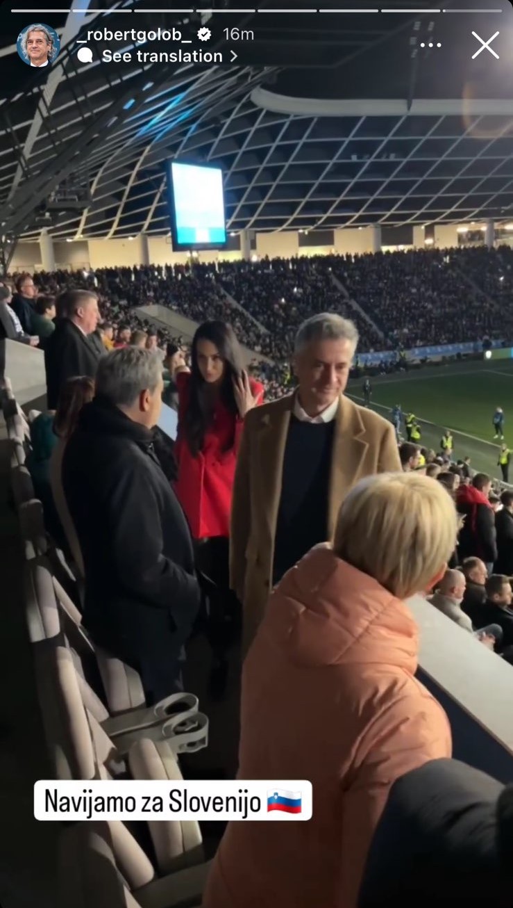 Foto: Zajem zaslona/@_robertgolob_/INSTAGRAM 