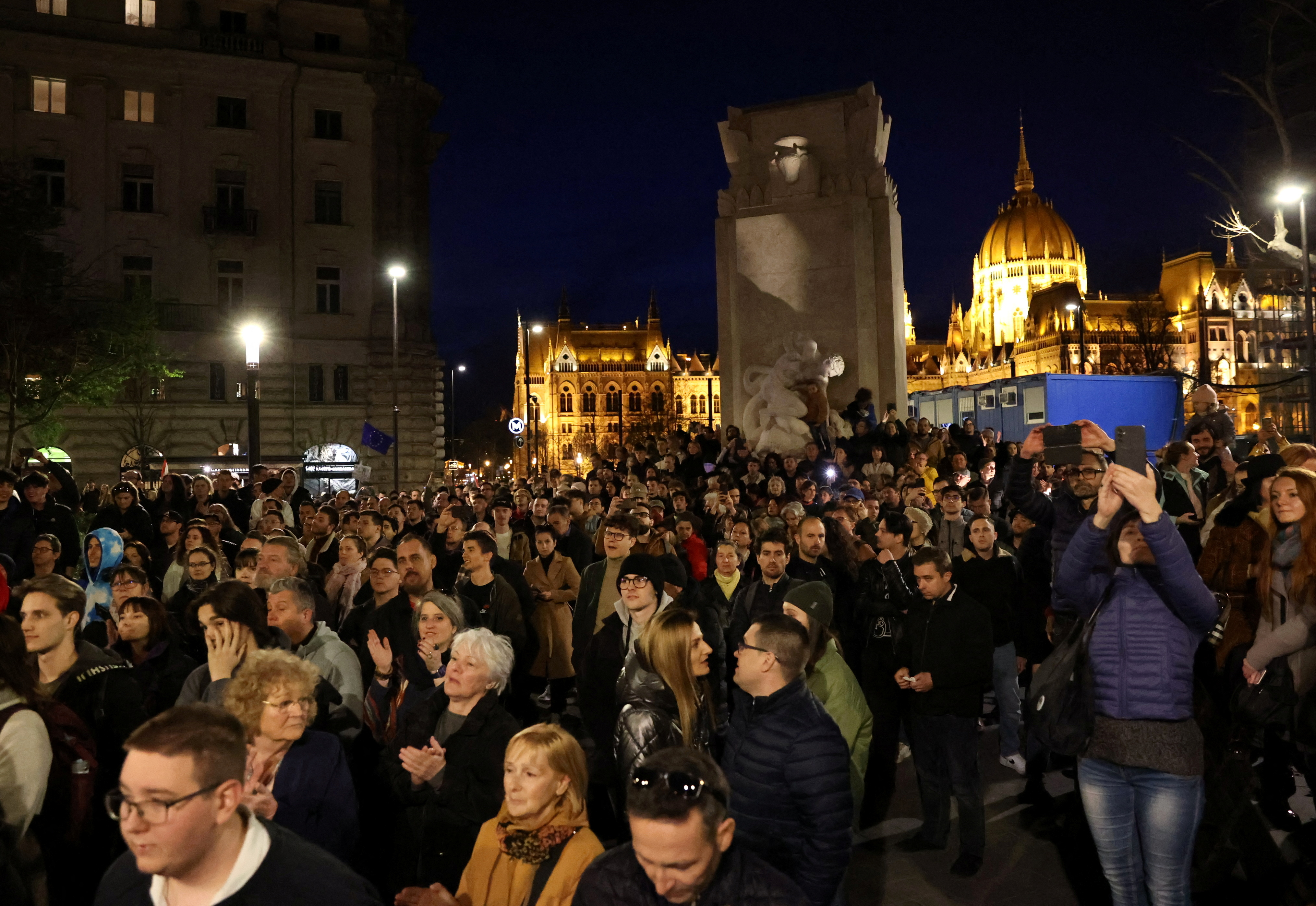 Peter Magyar, madžarska, budimpešta, protest