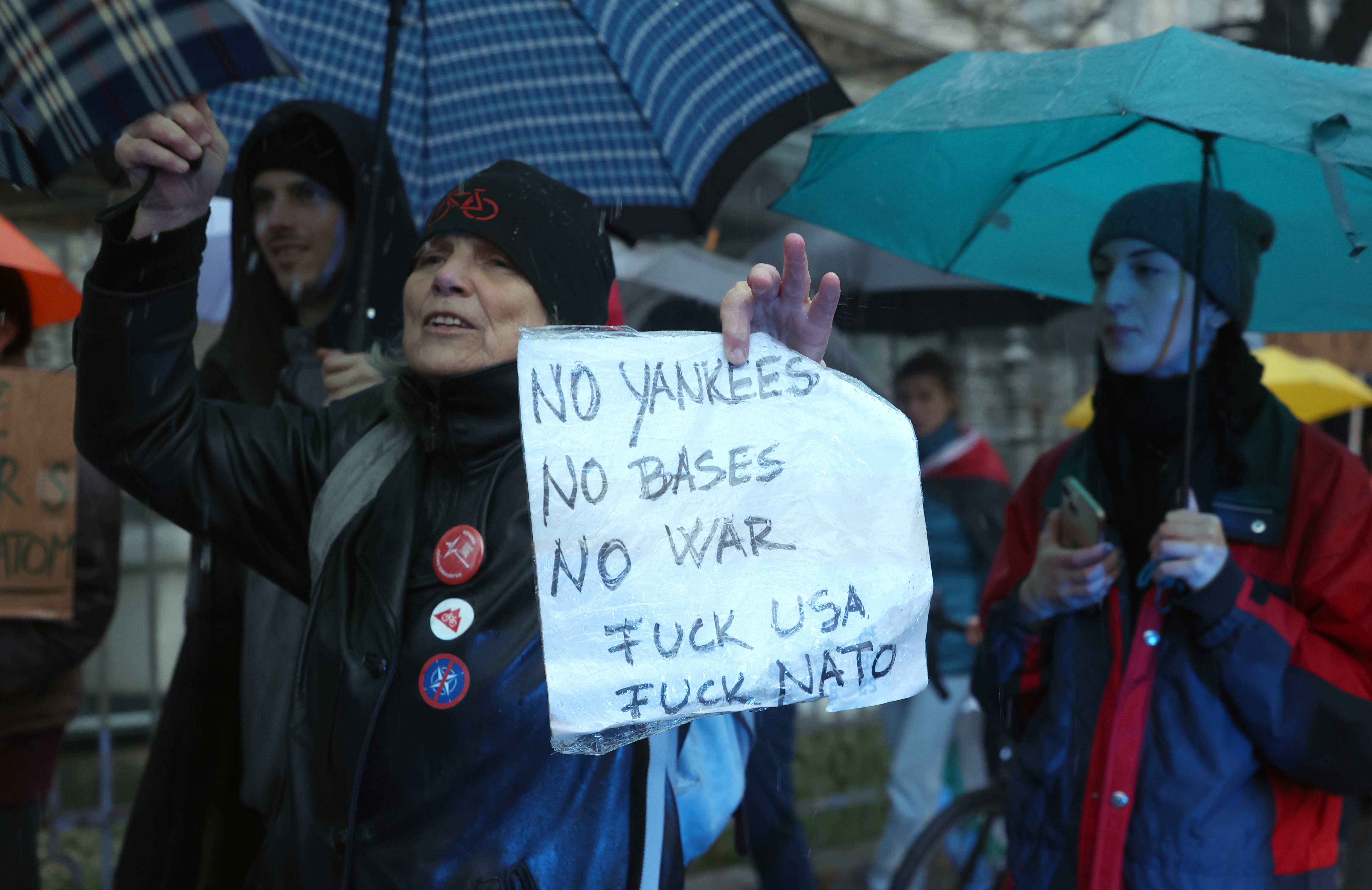 Ne Nato, mir nam dajte, shod, Ljubljana